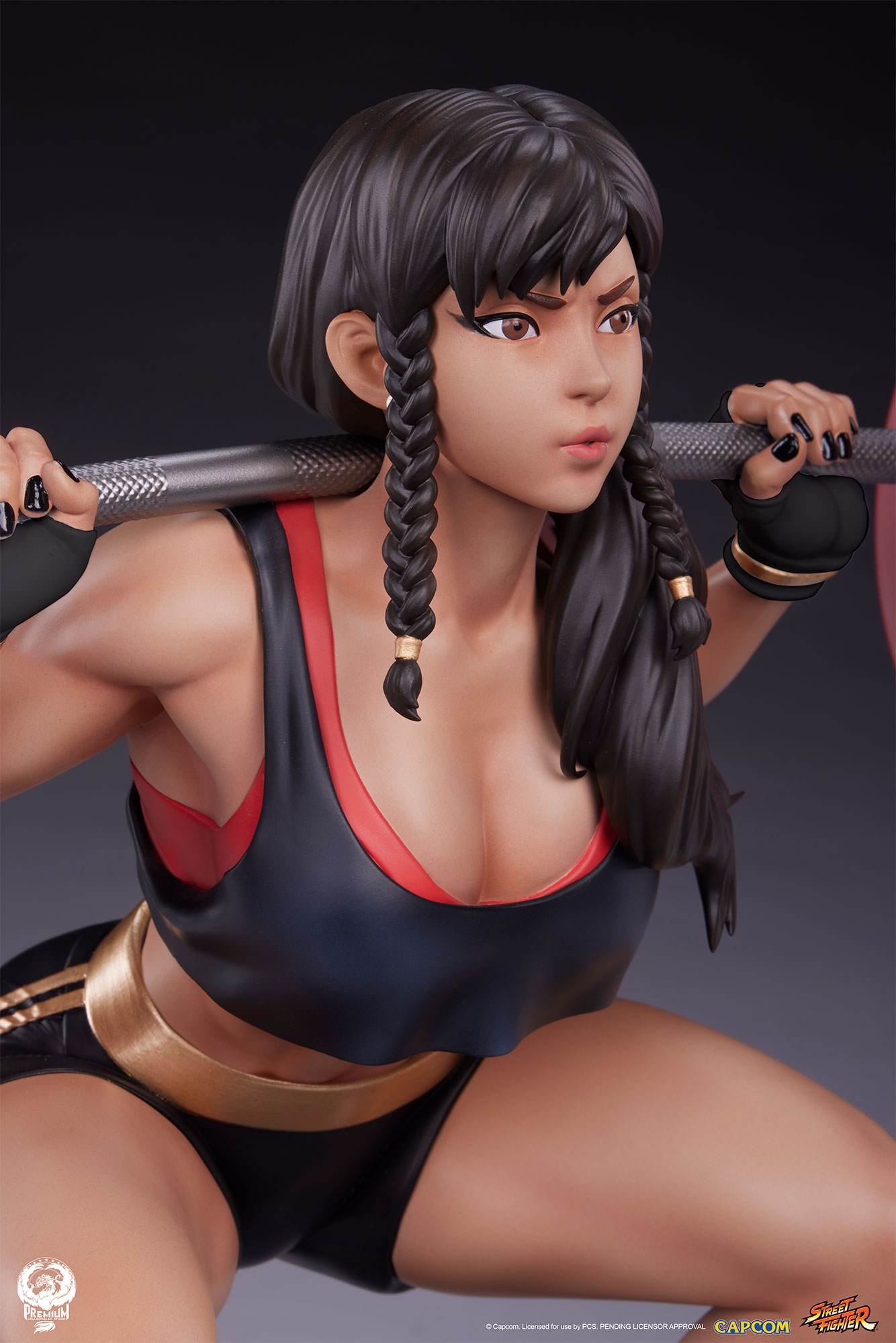 Street Fighter Chun-Li: Powerlifting (Battle Edition) Quarter Scale Statue  Exclusive Edition (Prototype Shown) View 12
