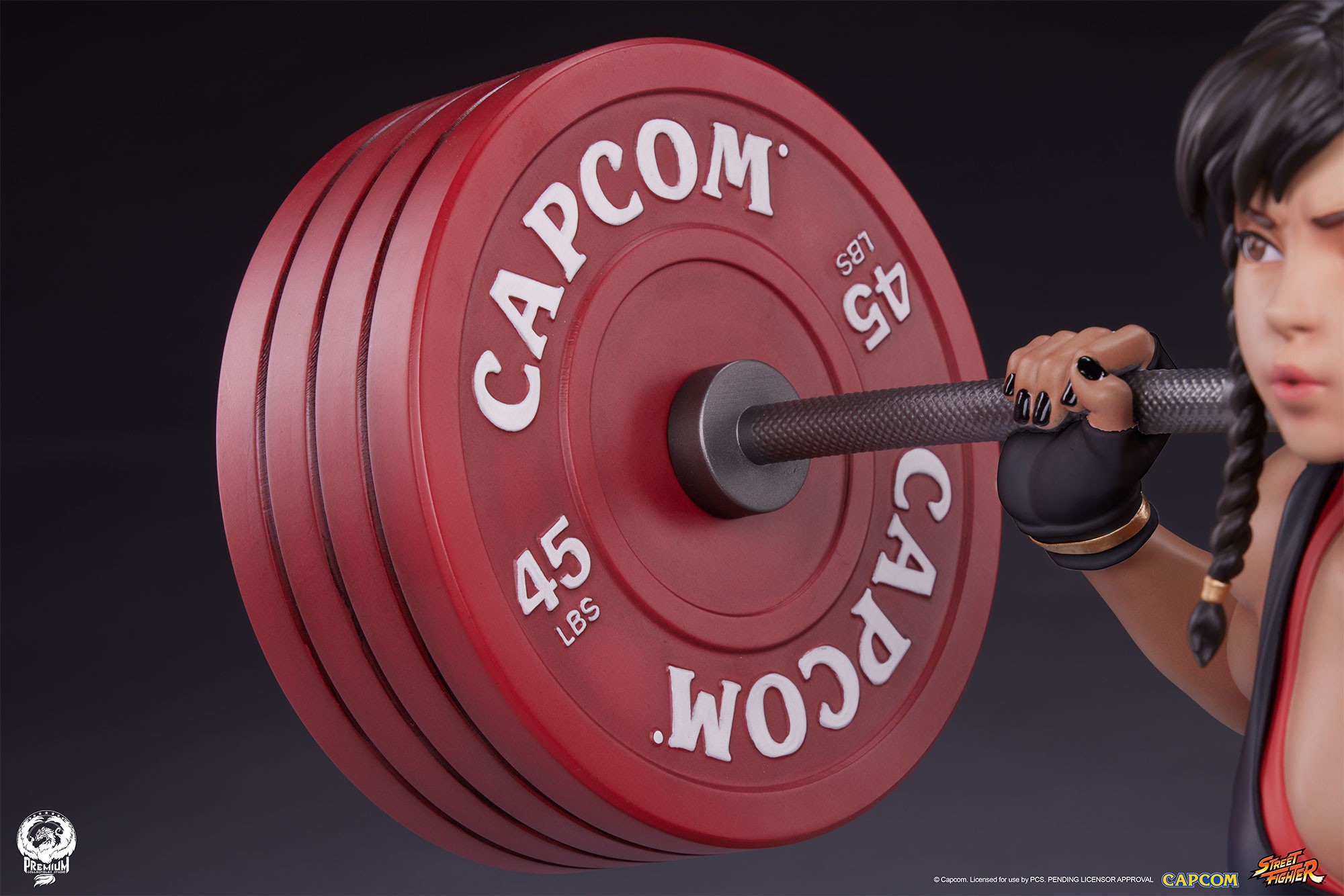 Street Fighter Chun-Li: Powerlifting (Battle Edition) Quarter Scale Statue  Exclusive Edition (Prototype Shown) View 14