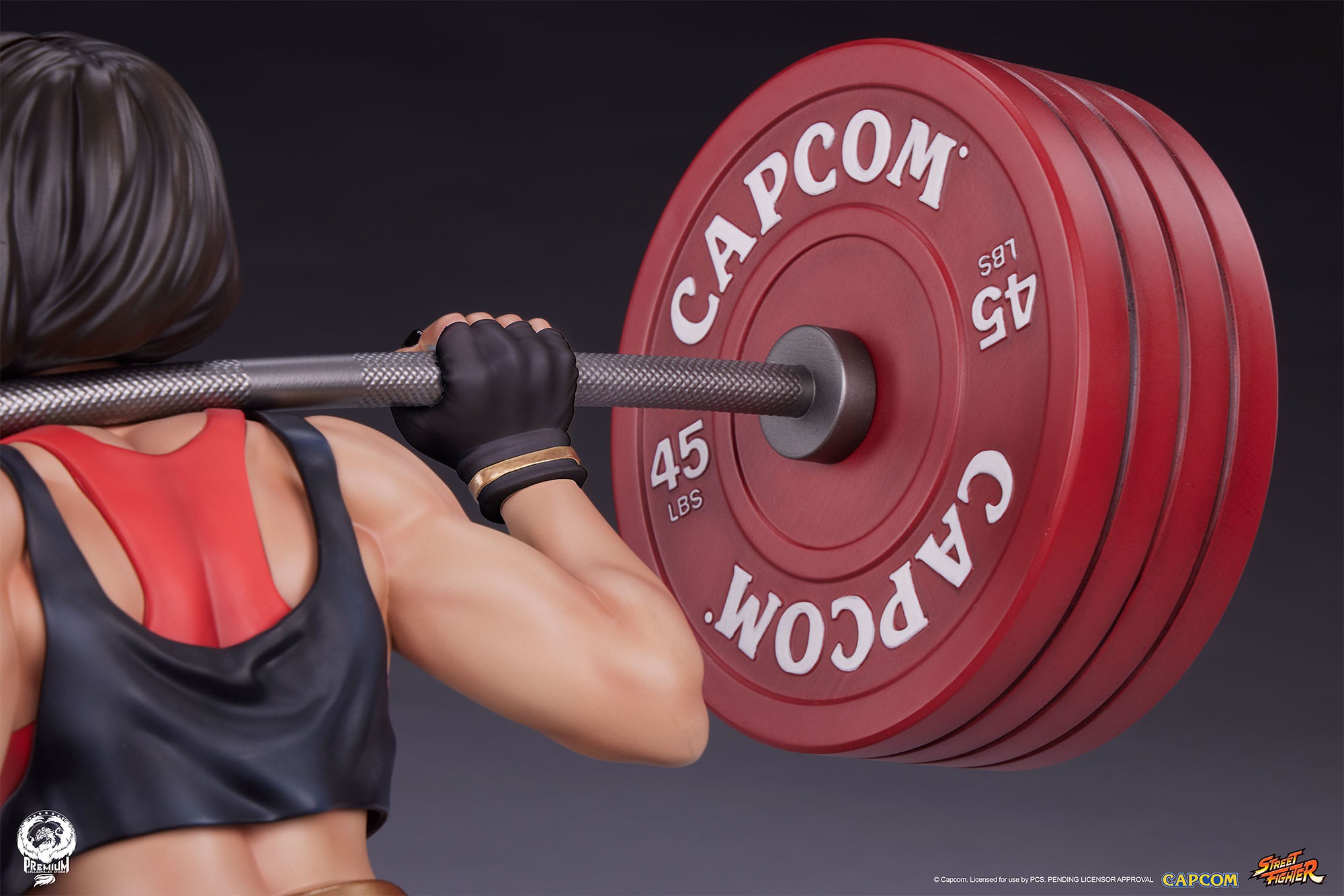Street Fighter Chun-Li: Powerlifting (Battle Edition) Quarter Scale Statue  Exclusive Edition (Prototype Shown) View 15