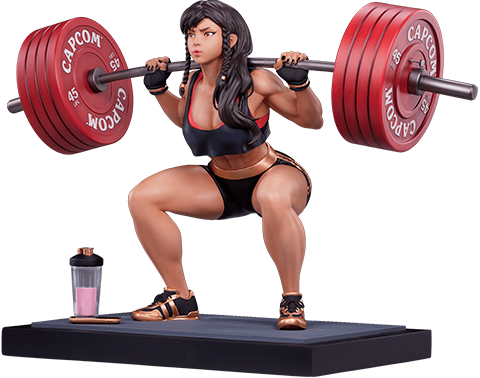 Street Fighter Chun-Li: Powerlifting (Battle Edition) Quarter Scale Statue  Exclusive Edition (Prototype Shown) View 21