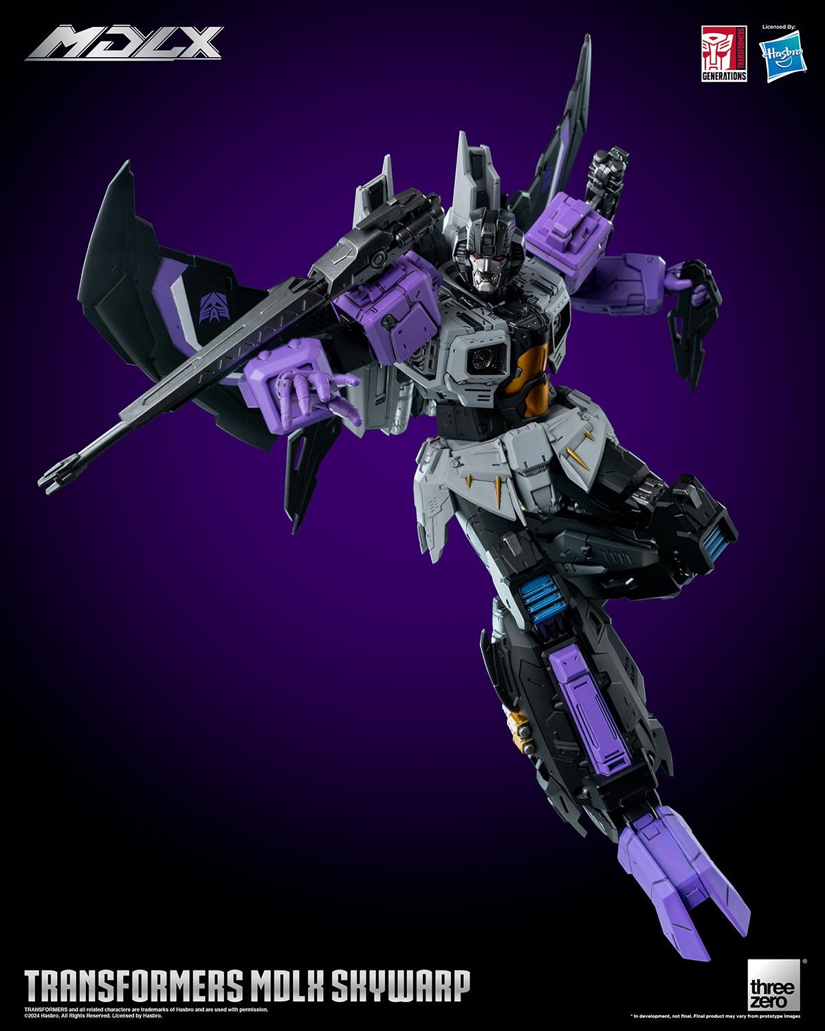 【ラッピング無料】 MDLX Skywarp Collectible Sideshow | Threezero by Figure G1