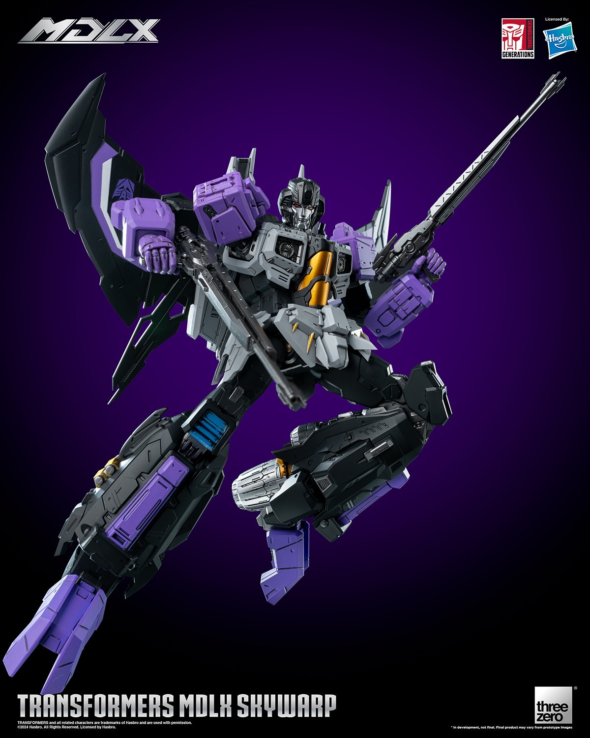 定番 Skywarp Sideshow | Threezero by Figure Collectible MDLX ゲームキャラクター