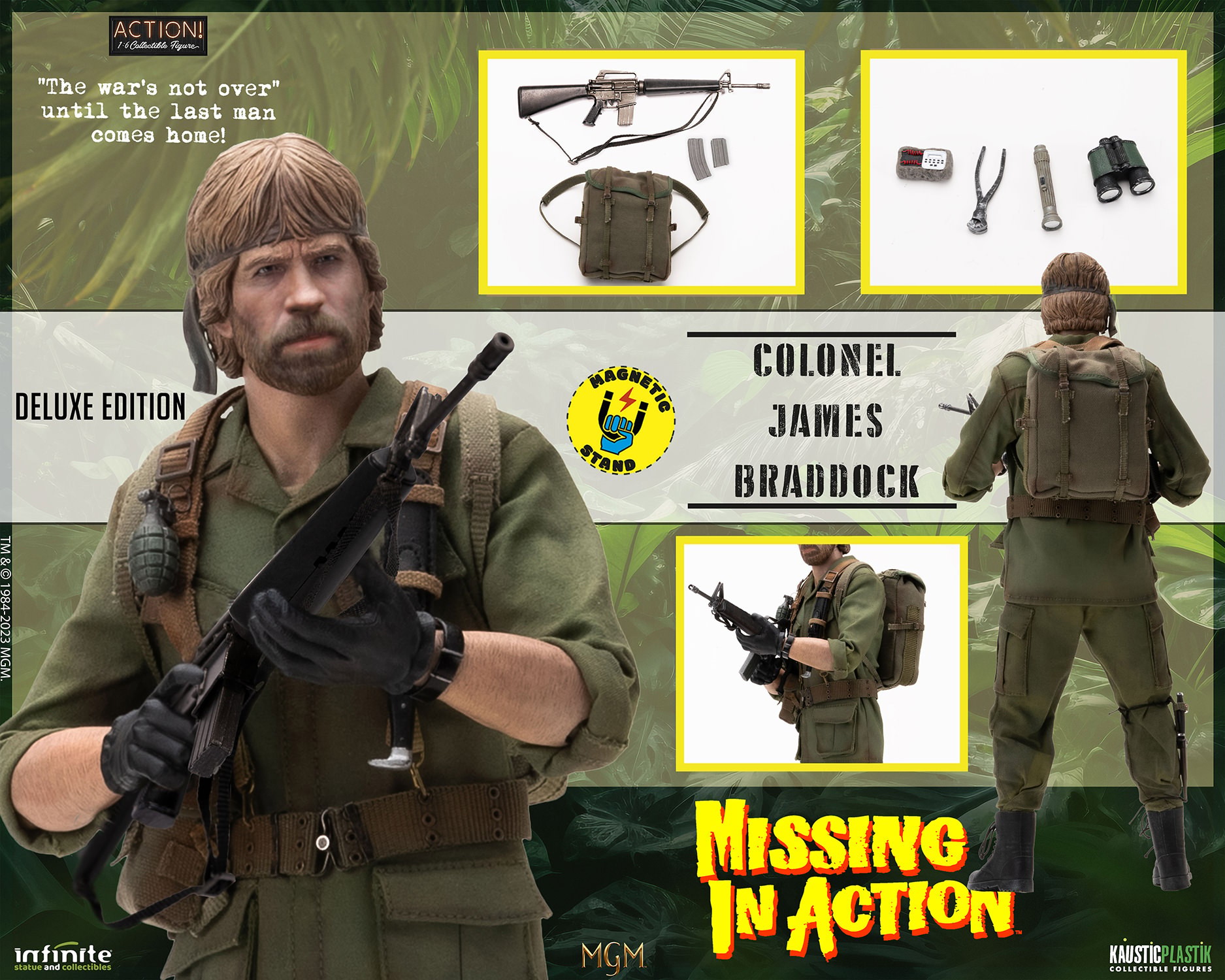 Missing in Action Colonel James Braddock (Deluxe Edition) Sixth Scale Figure  (Prototype Shown) View 12