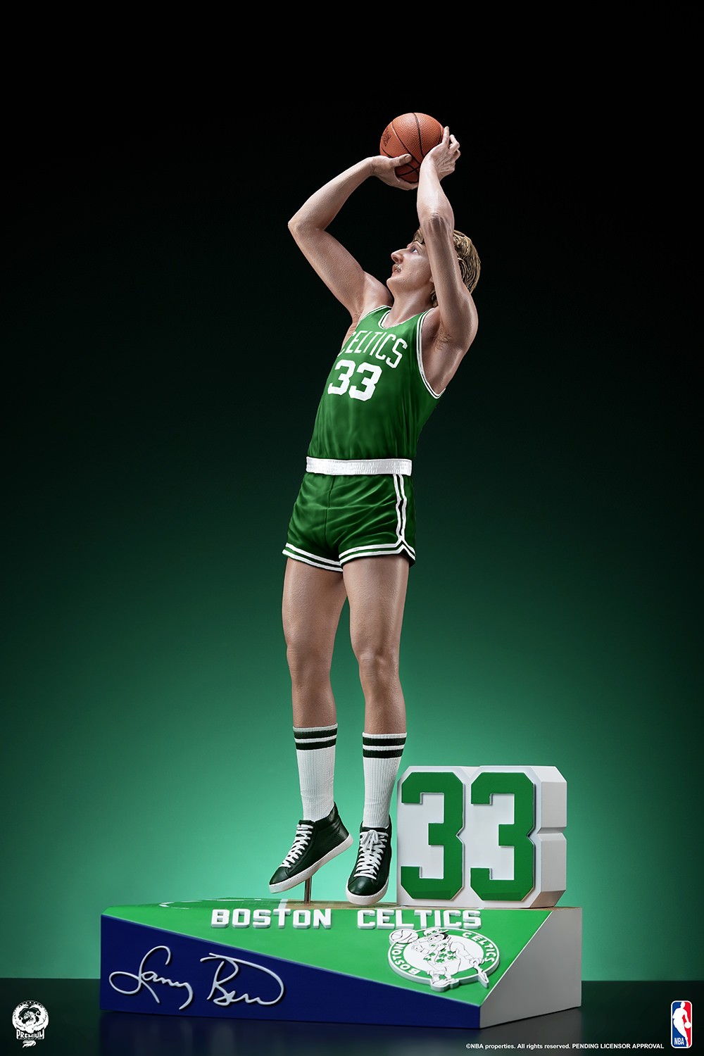 NBA Larry Bird Quarter Scale Statue  (Prototype Shown) View 8