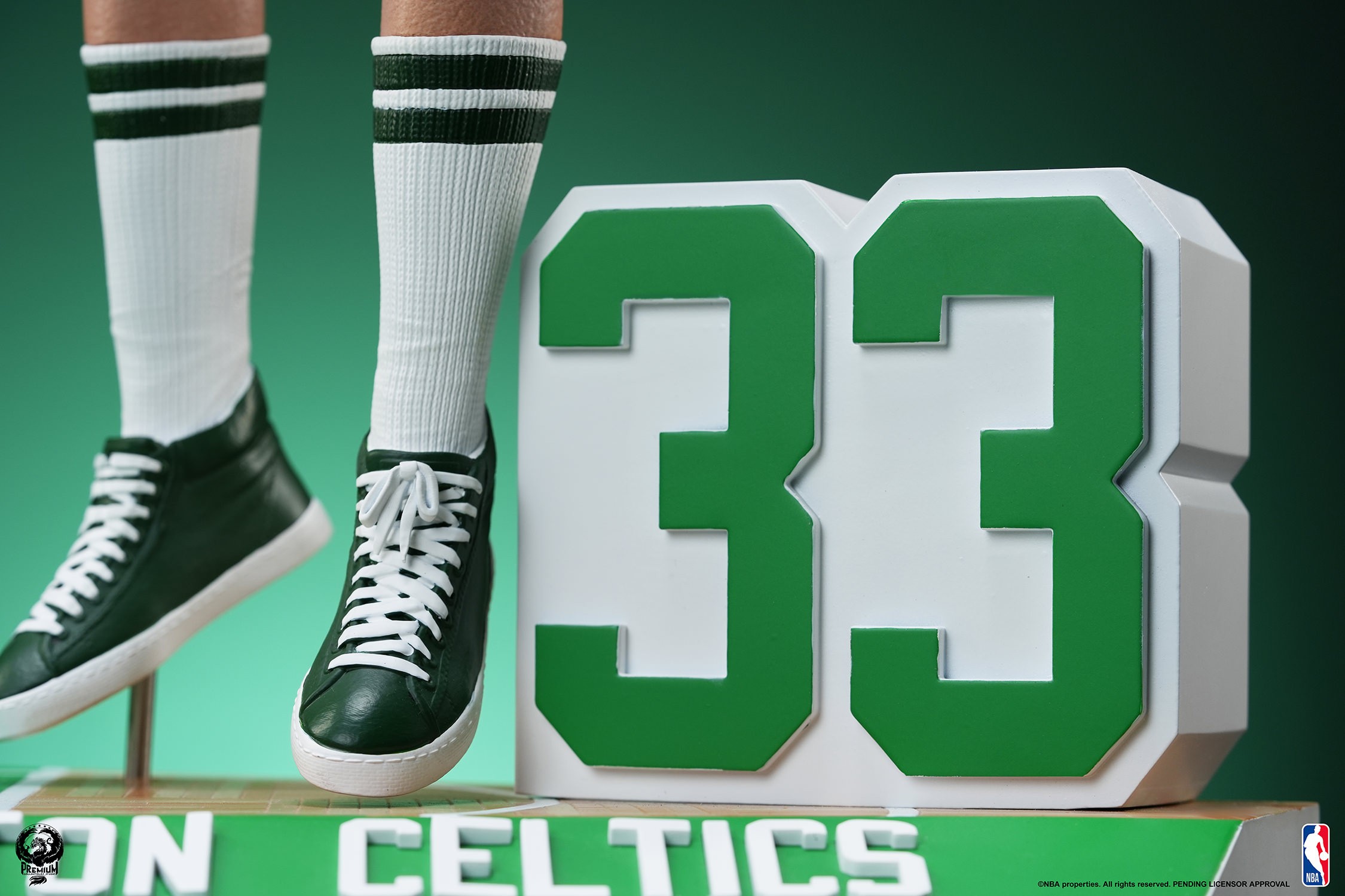 NBA Larry Bird Quarter Scale Statue  (Prototype Shown) View 14