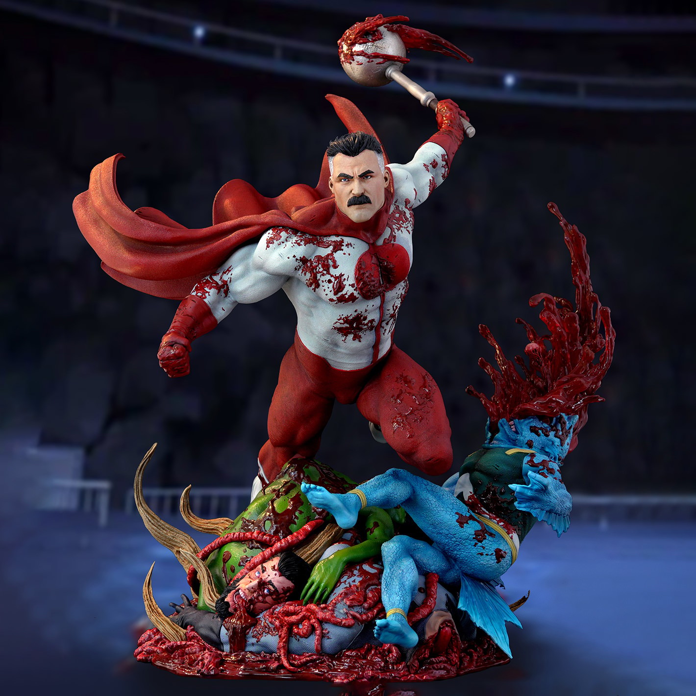 Invincible Omni-Man: The Ambush Diorama  (Prototype Shown) View 1