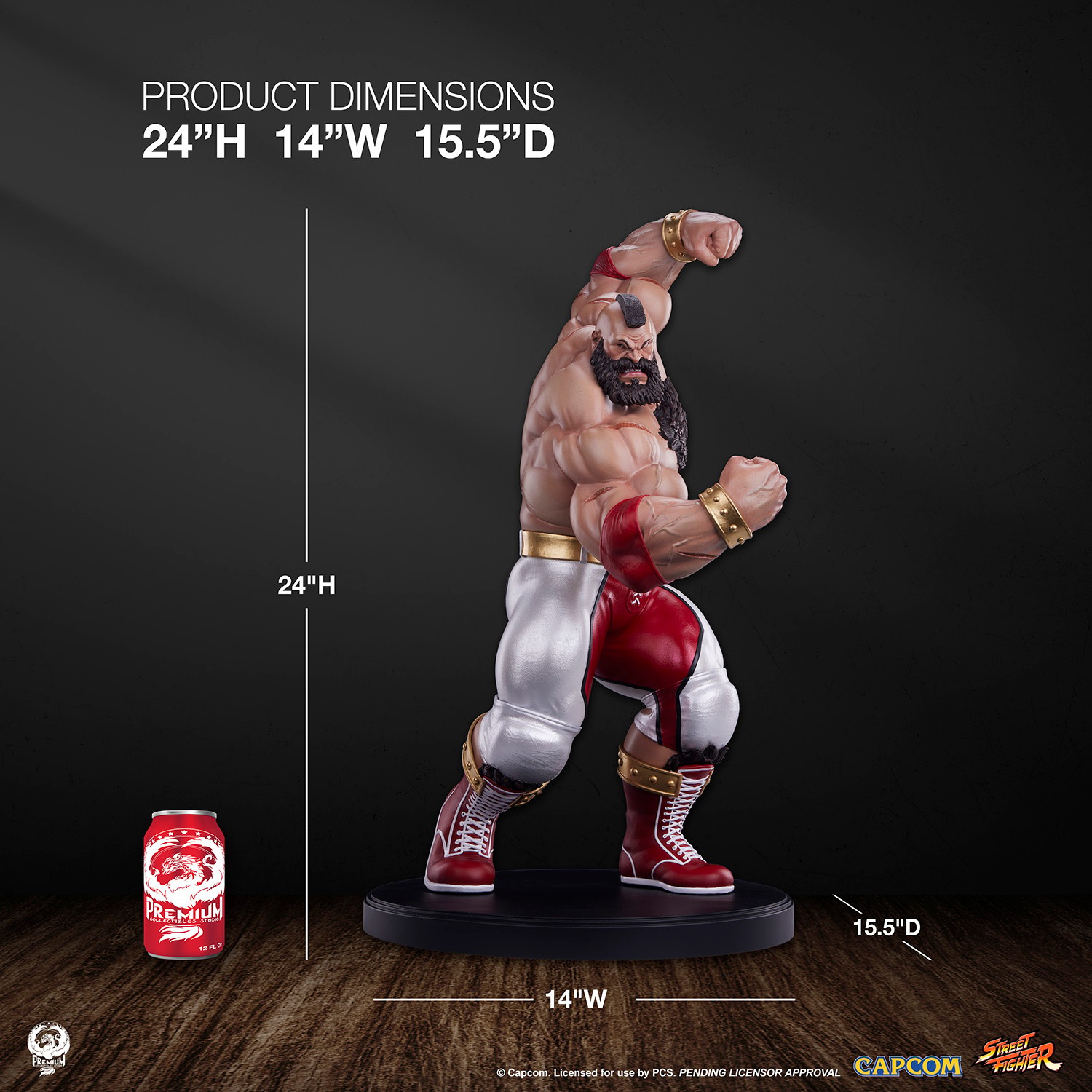 Street Fighter Zangief Quarter Scale Statue  Collector Edition (Prototype Shown) View 2