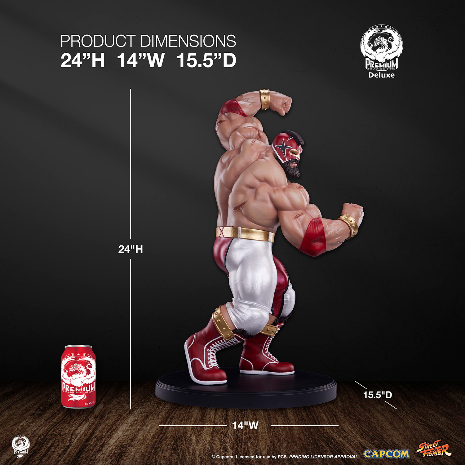Street Fighter Zangief (Deluxe Edition) Quarter Scale Statue  (Prototype Shown) View 2