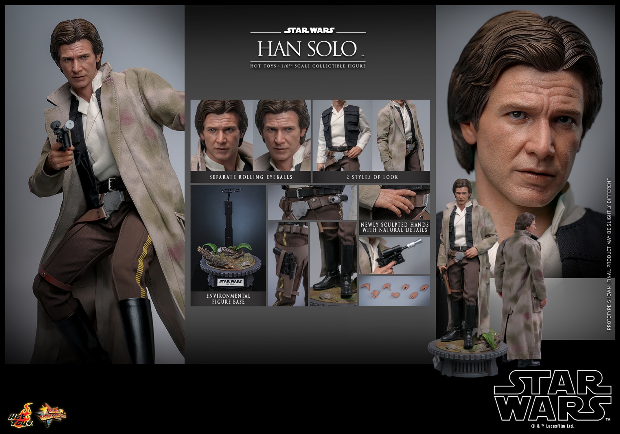Han Solo Sixth Scale Figure by Hot Toys | Sideshow Collectibles