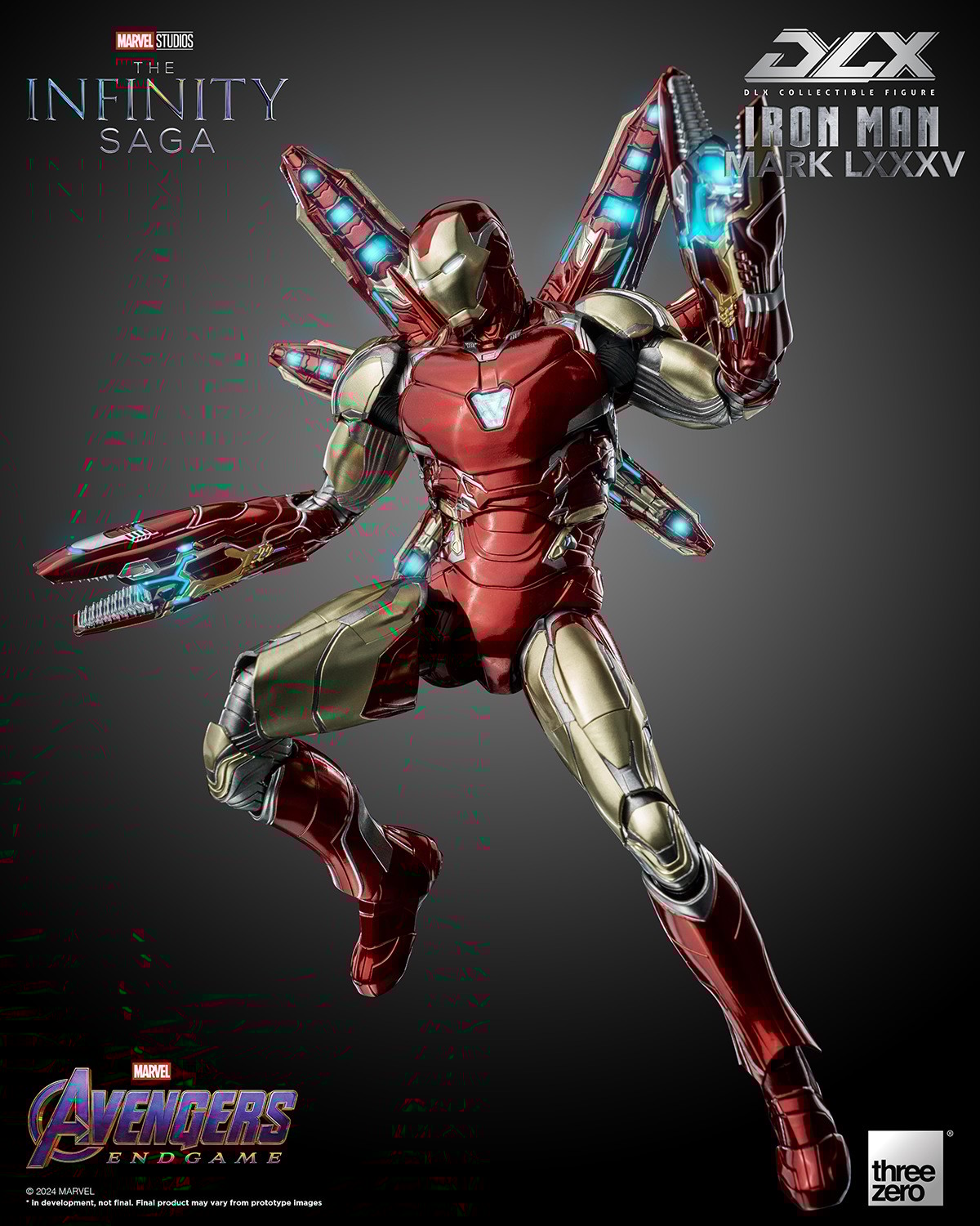 アイアンマン MARK XLIII DLXフィギュア Iron Man Mark XLIII DLX 1:12 Collectible Figure by Threezero
