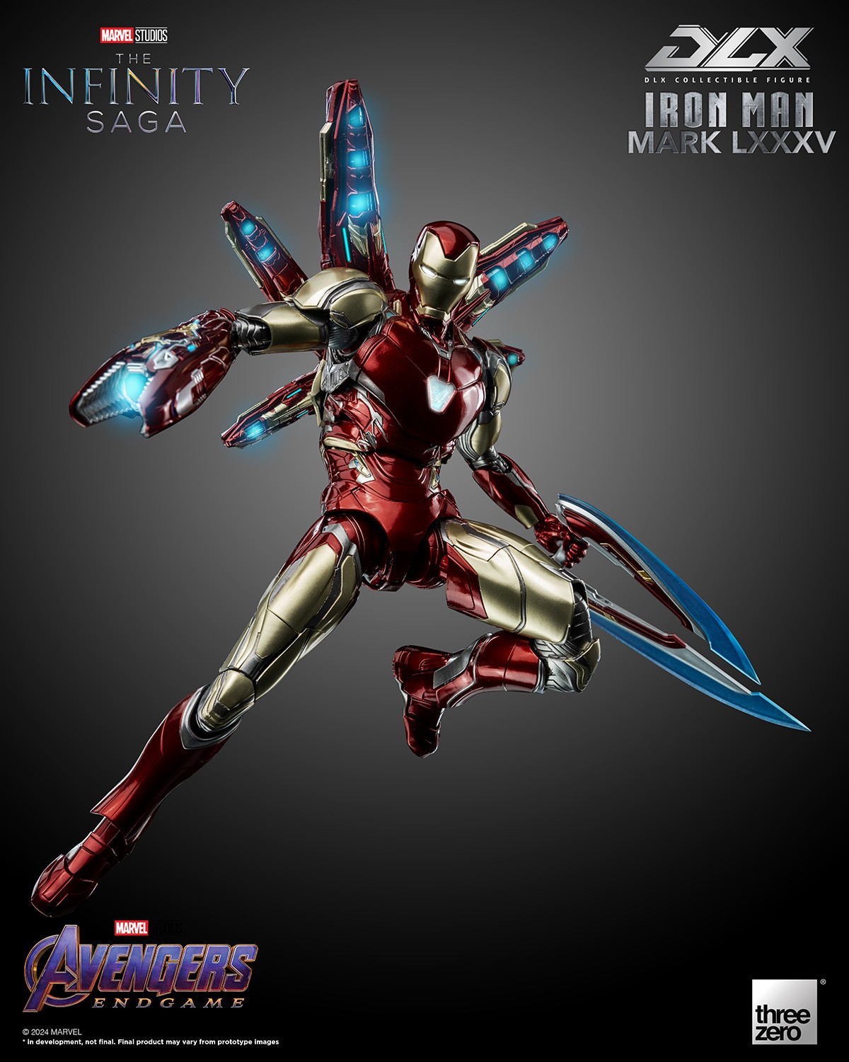 DLX Iron Man Mark 85 Collectible Figure by Threezero