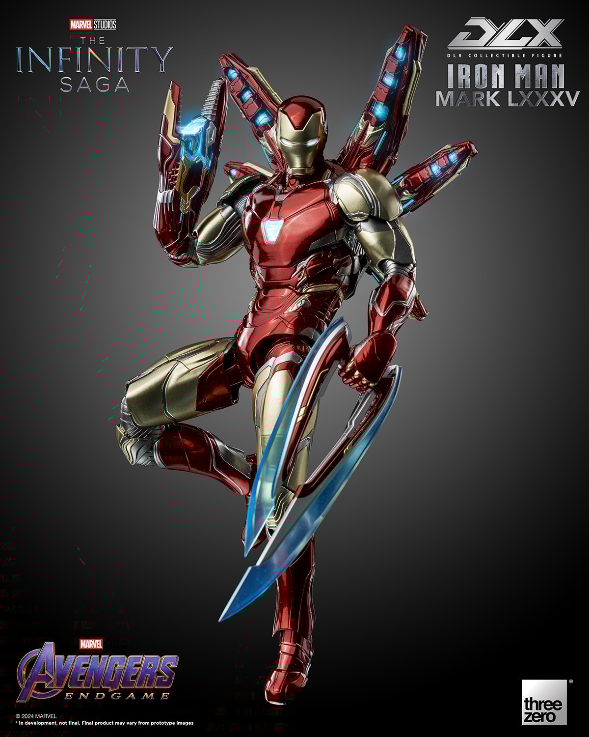 DLX Iron Man Mark 85 Collectible Figure by Threezero