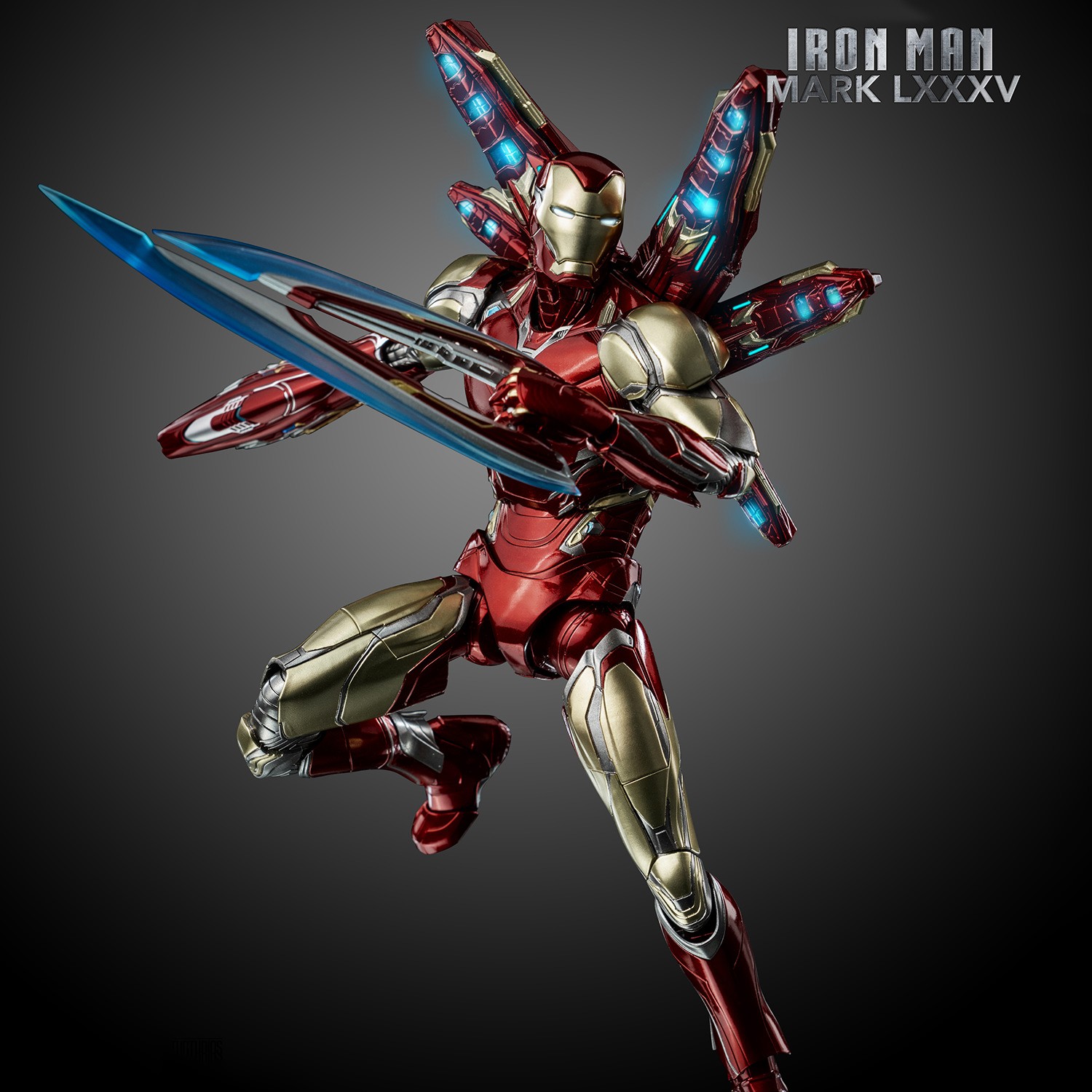 Marvel DLX Iron Man Mark 85 Action Figure  (Prototype Shown) View 1