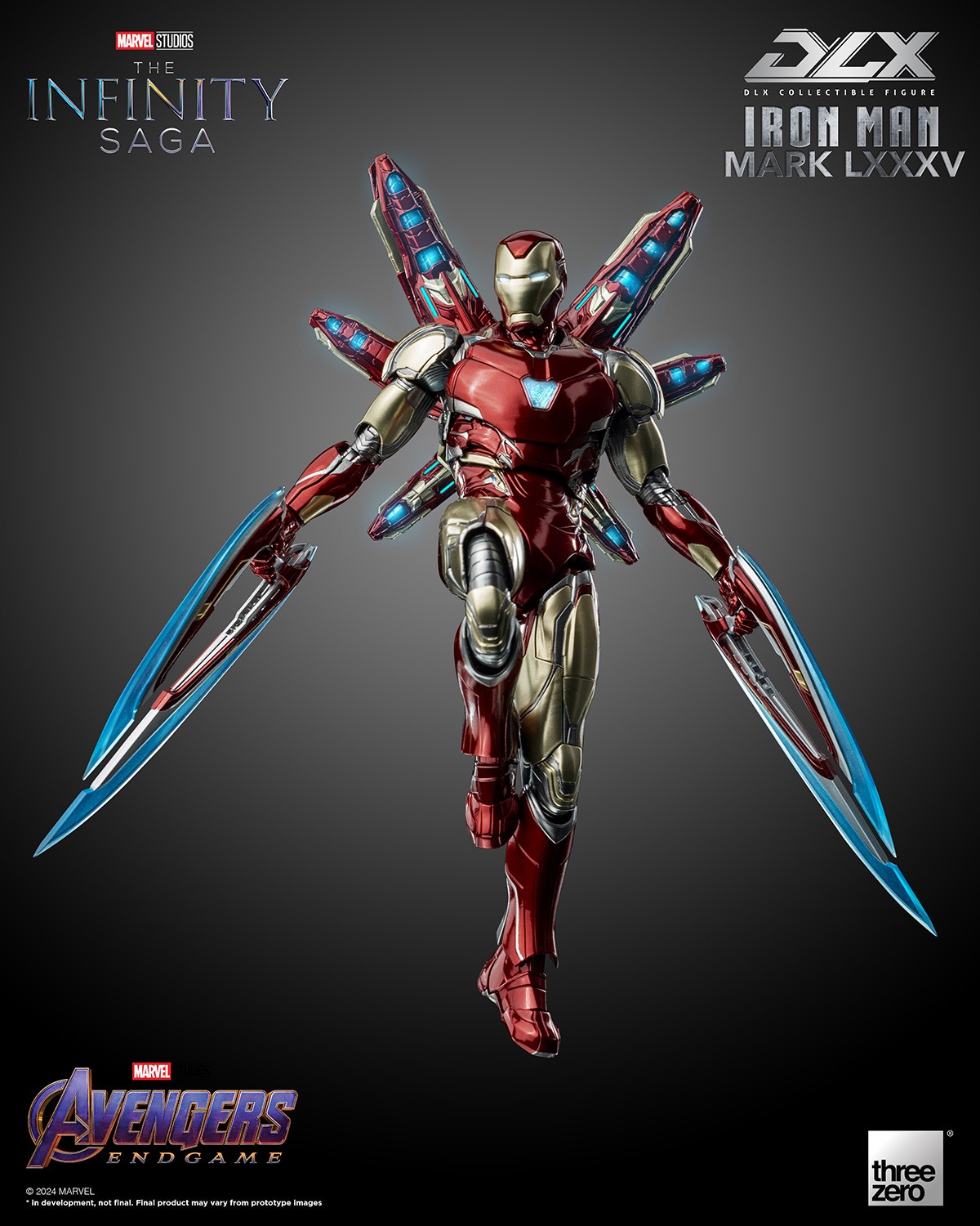 Marvel DLX Iron Man Mark 85 Action Figure  (Prototype Shown) View 8