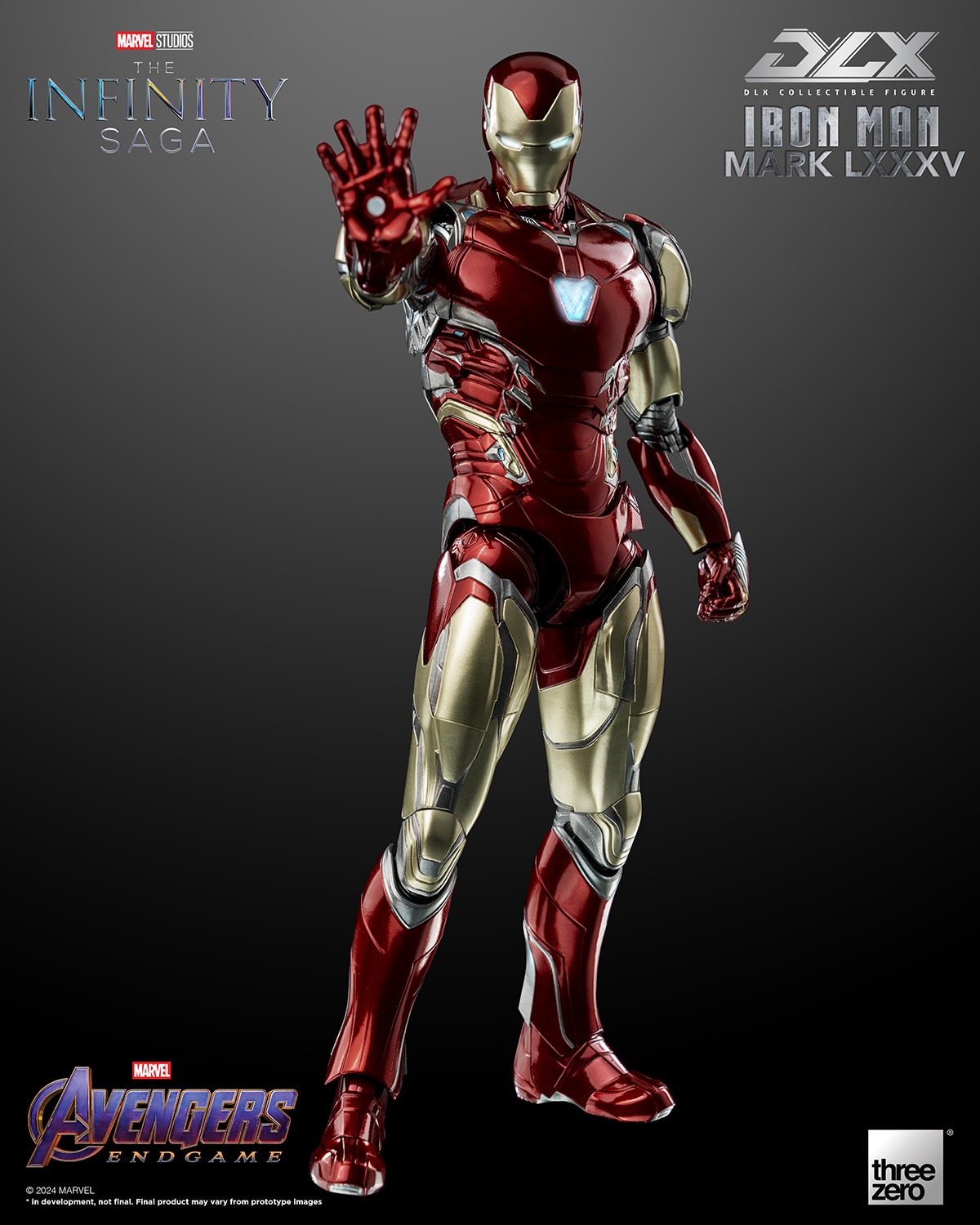 Marvel DLX Iron Man Mark 85 Action Figure  (Prototype Shown) View 10