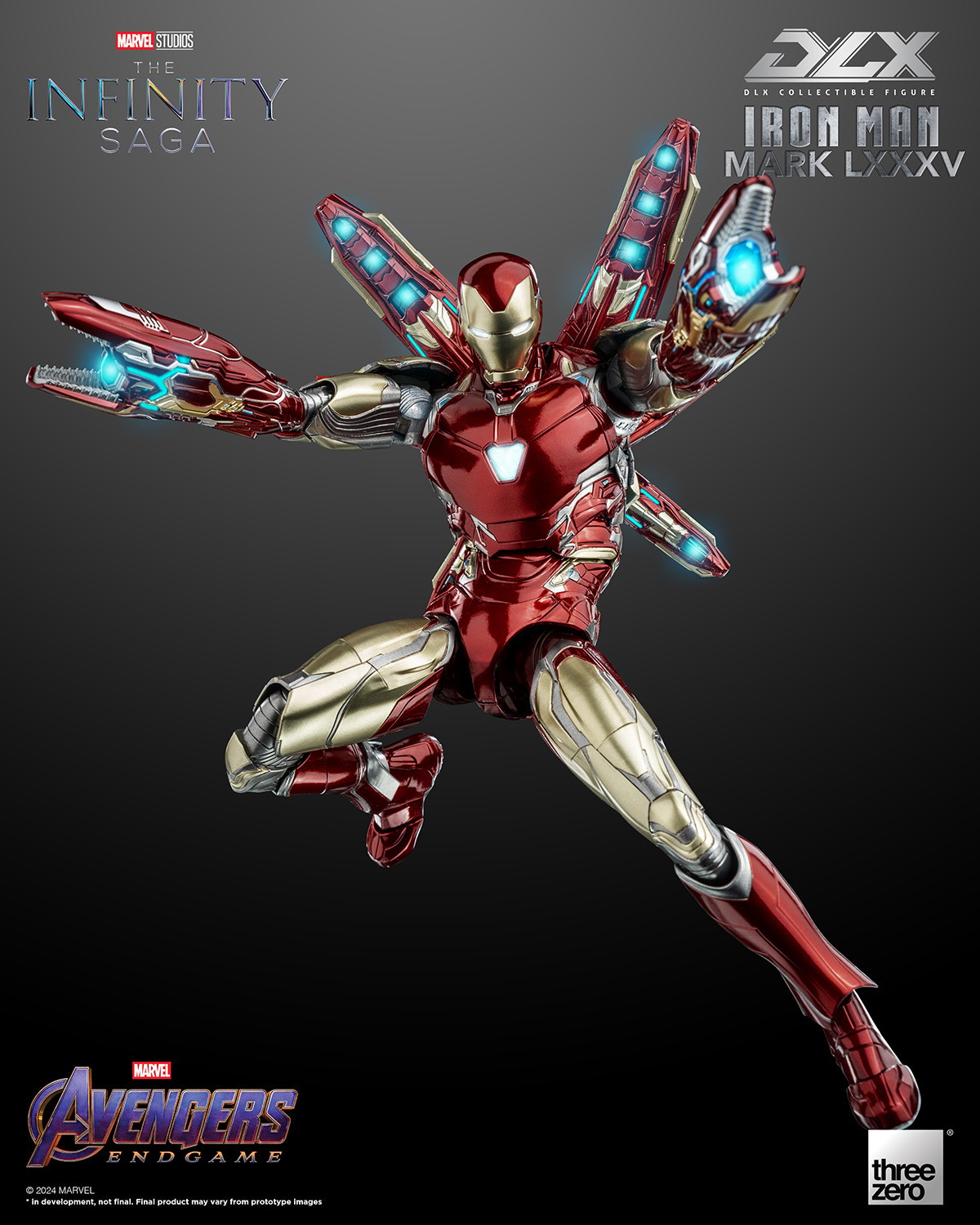 Marvel DLX Iron Man Mark 85 Action Figure  (Prototype Shown) View 14