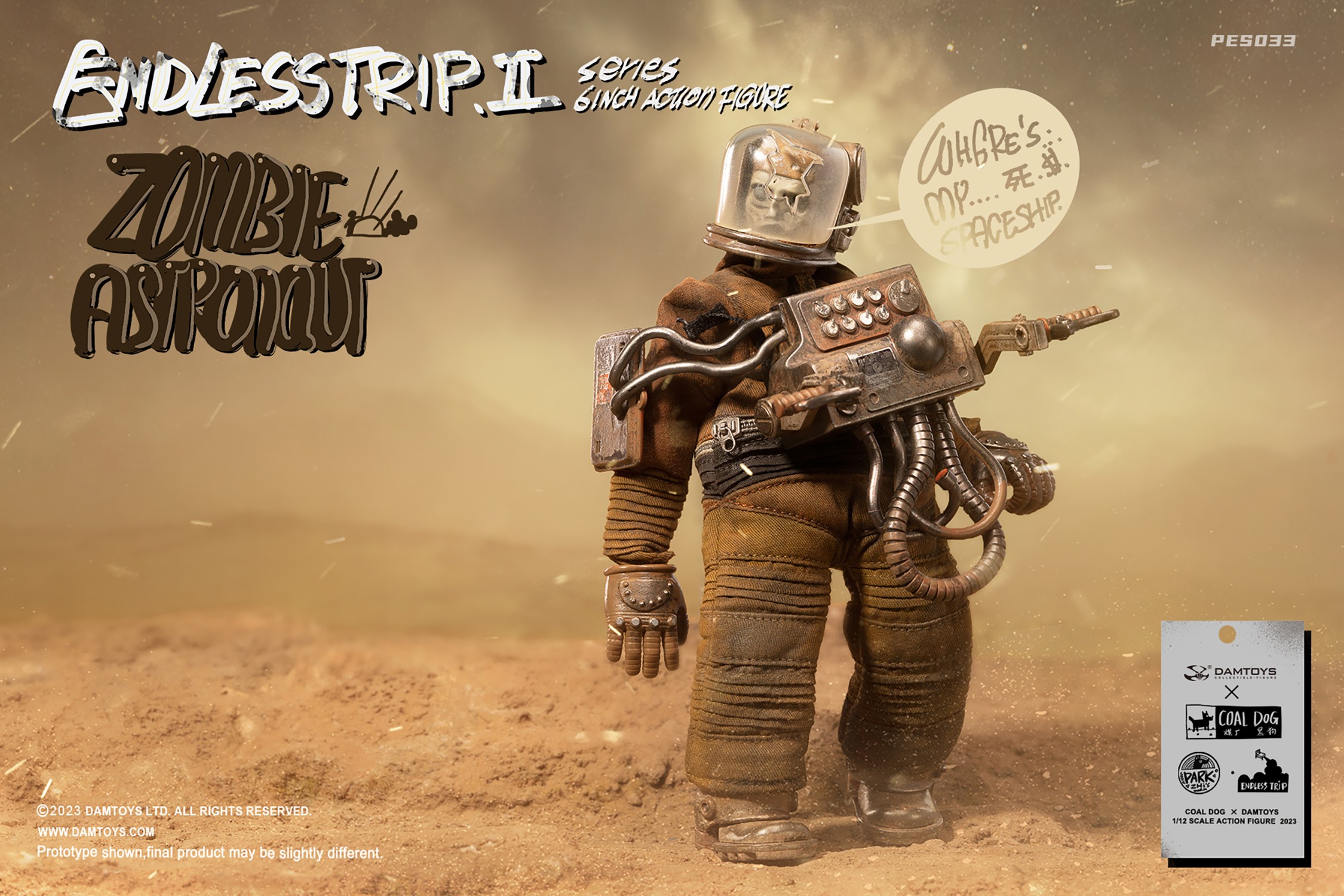 Zombie Astronaut by Damtoys | Sideshow Collectibles