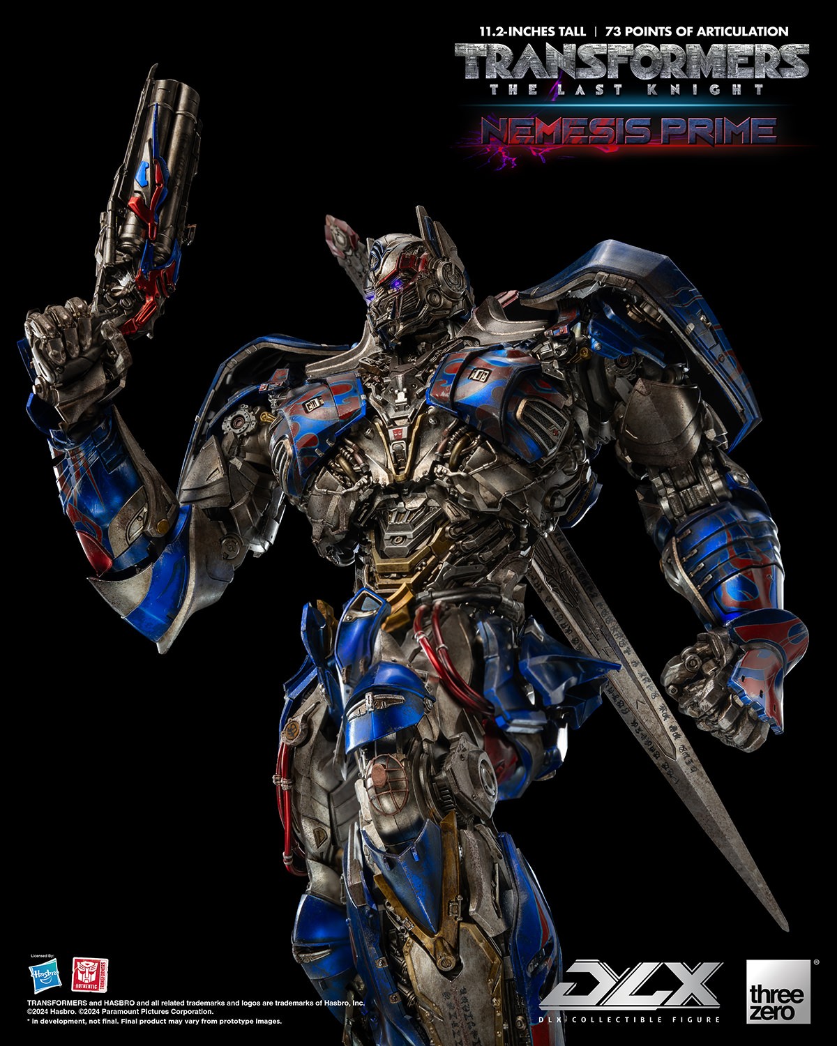 Transformers Nemesis Prime DLX Collectible Figure  (Prototype Shown) View 4