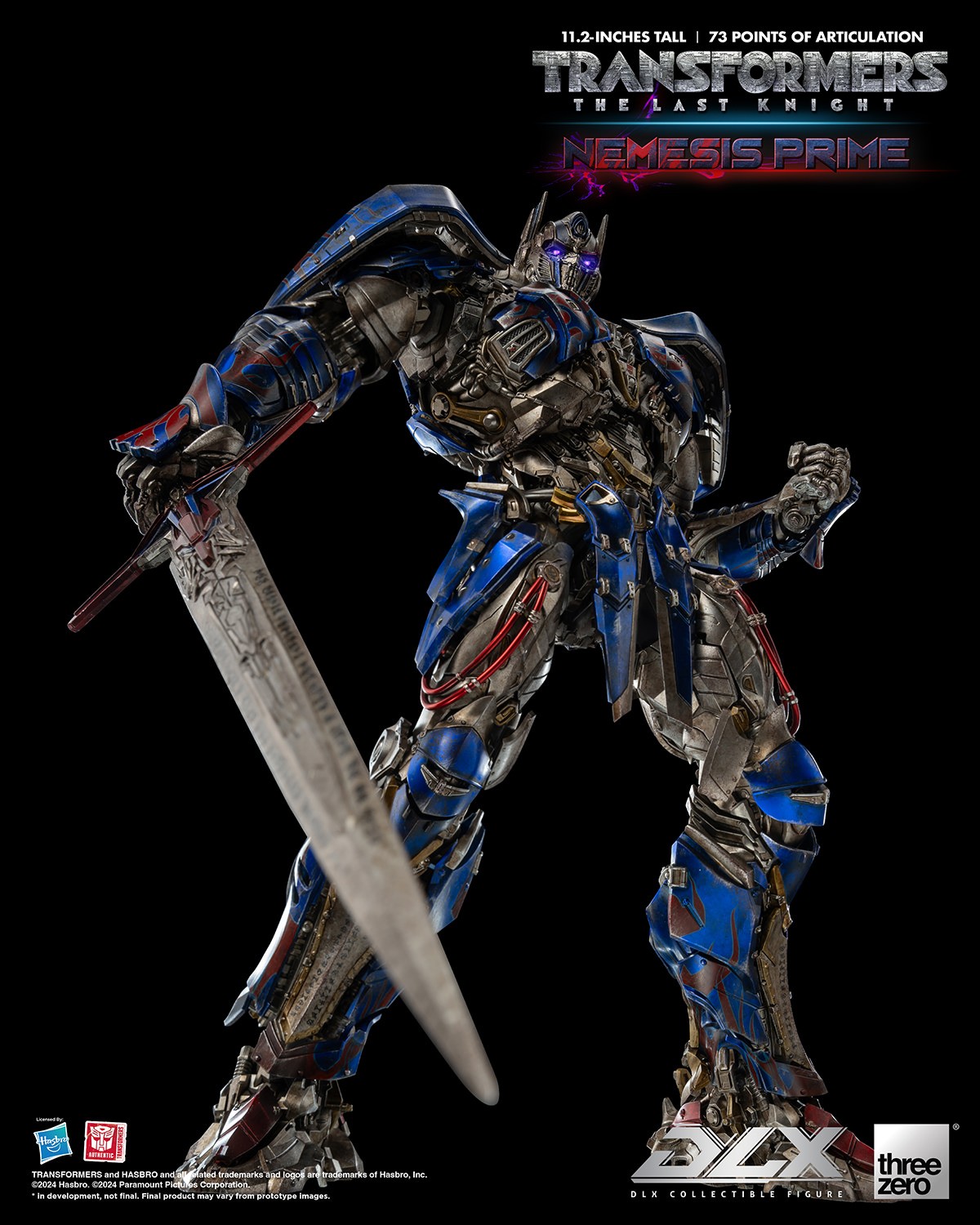 Transformers Nemesis Prime DLX Collectible Figure  (Prototype Shown) View 8