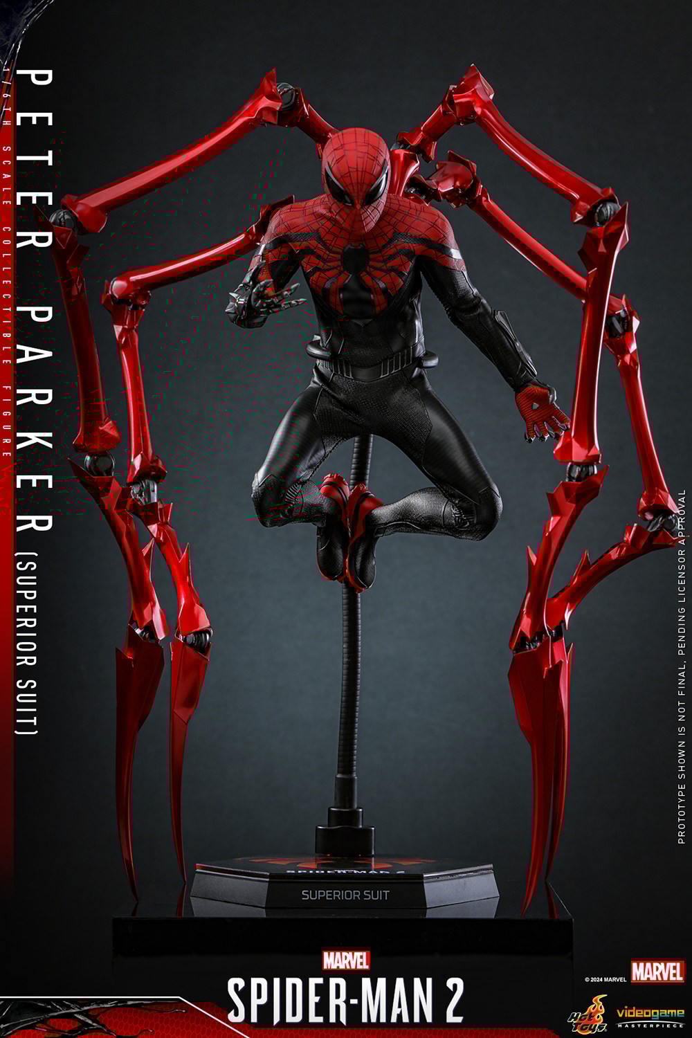 Peter Parker Superior Suit Sixth Scale Figure by Hot Toys