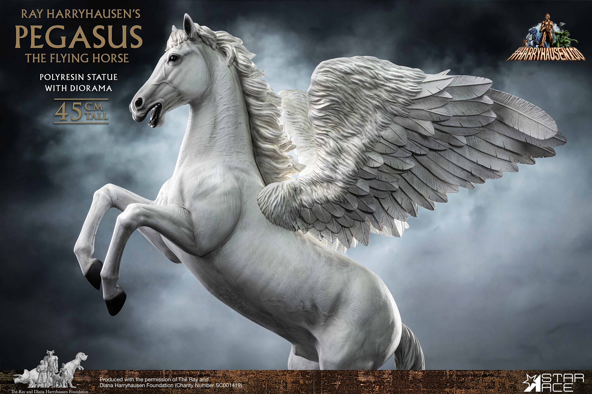 Ray Harryhausen Pegasus 2.0 Deluxe Statues  (Prototype Shown) View 6