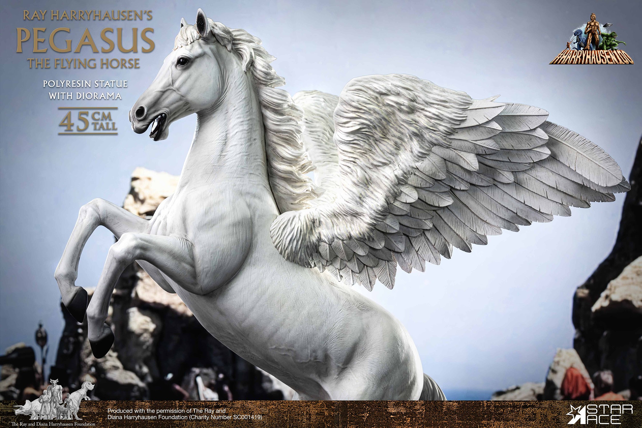 Ray Harryhausen Pegasus 2.0 Deluxe Statues  (Prototype Shown) View 13