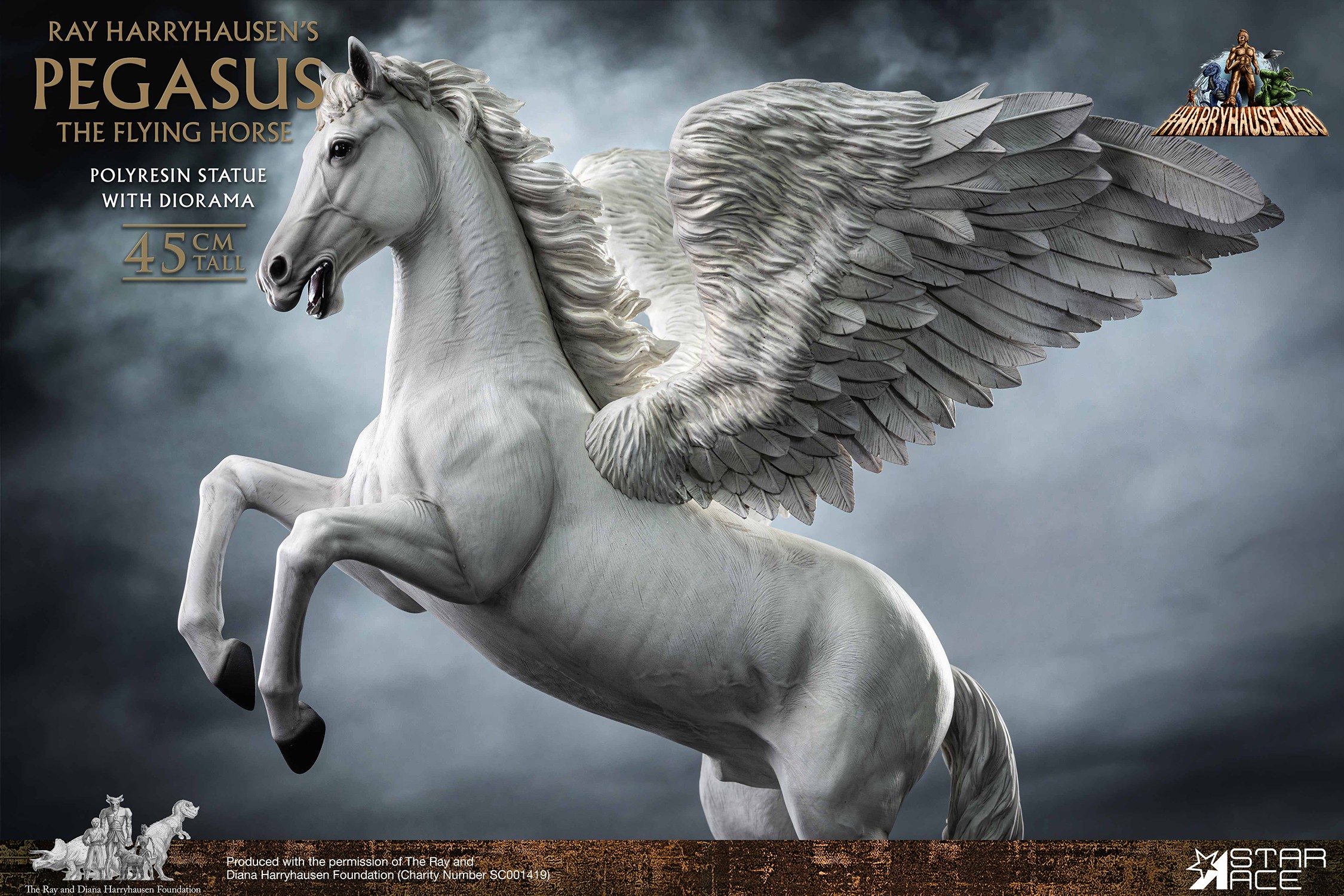 Ray Harryhausen Pegasus 2.0 Deluxe Statues  (Prototype Shown) View 19