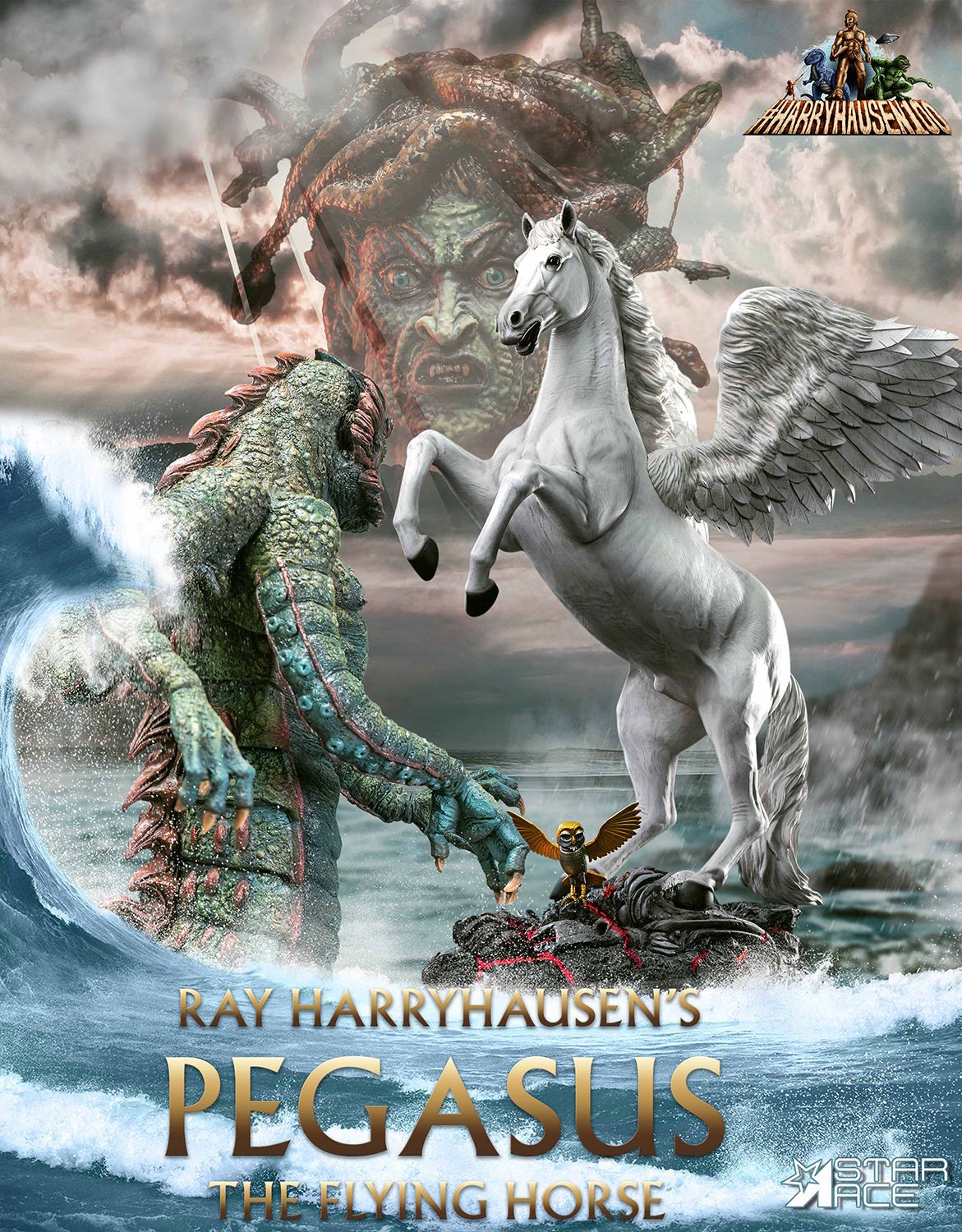 Ray Harryhausen Pegasus 2.0 Deluxe Statues  (Prototype Shown) View 20