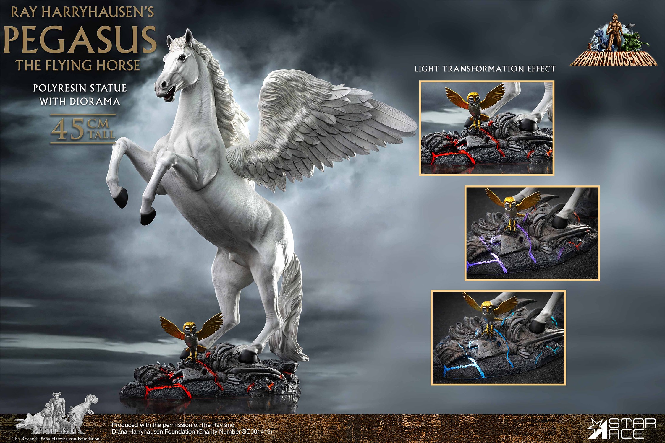 Ray Harryhausen Pegasus 2.0 Deluxe Statues  (Prototype Shown) View 21