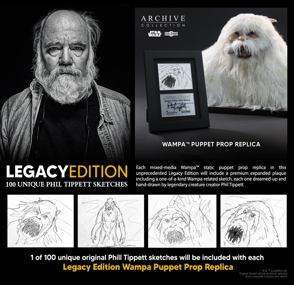 Star Wars WAMPA™ Puppet Legacy Edition Prop Replica  (Prototype Shown) View 5