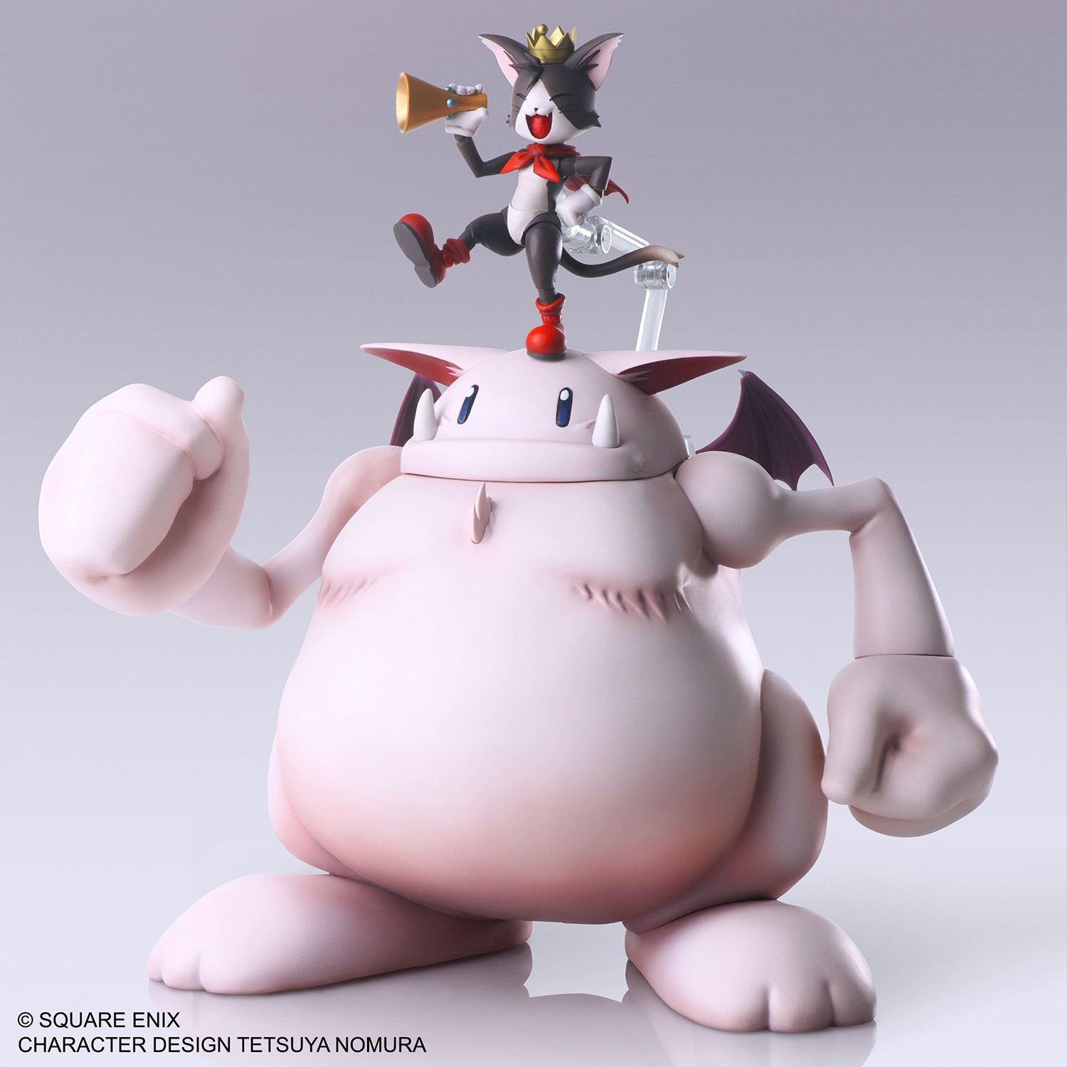 Final Fantasy Cait Sith & Fat Moogle Vinyl Collectible  (Prototype Shown) View 1