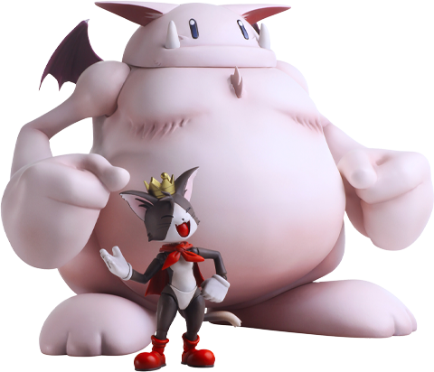 Cait Sith & Fat Moogle Collectible Set by Square Enix | Sideshow