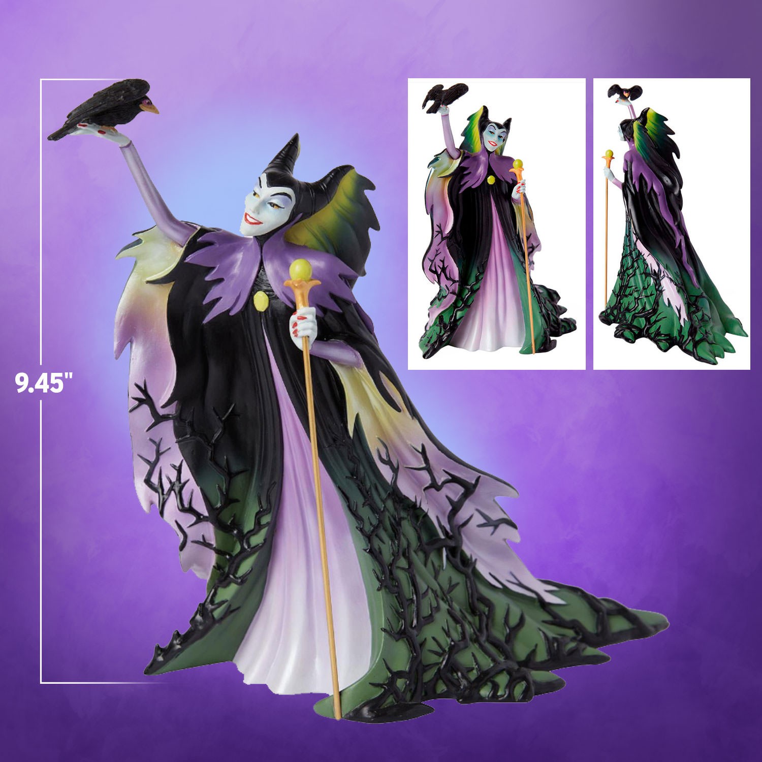 Disney Botanical Maleficent Figurine  (Prototype Shown) View 2