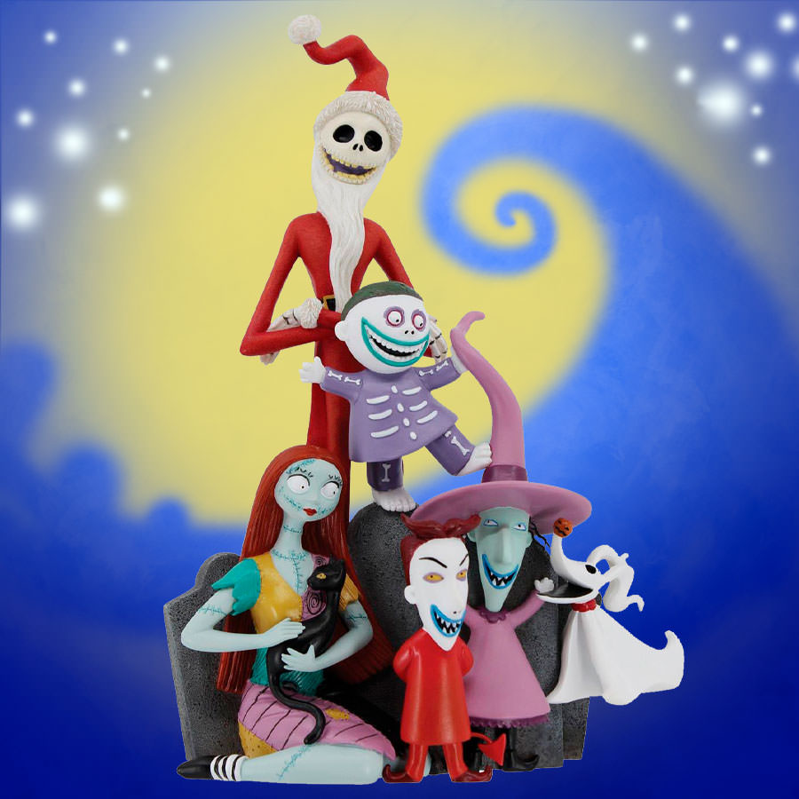 Disney Nightmare Before Christmas Character Pyramid Figurine  (Prototype Shown) View 1
