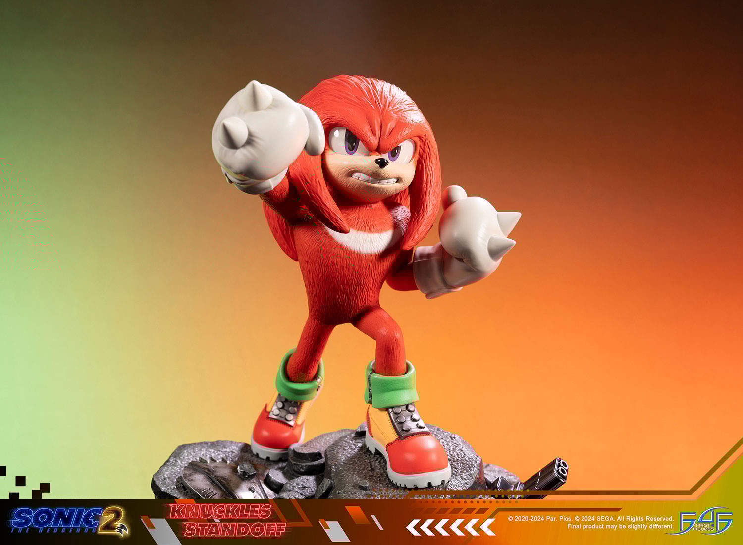 Knuckles Standoff Statue by First 4 Figures | Sideshow