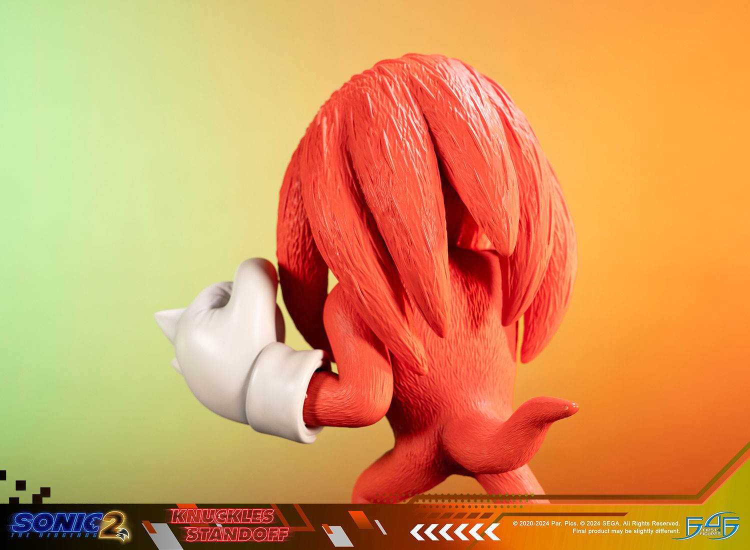 Sonic the Hedgehog Knuckles Standoff Statues  (Prototype Shown) View 19