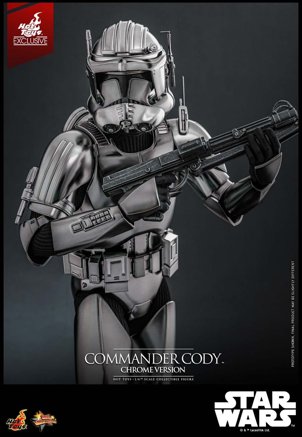 Commander Cody™ (Chrome Version) Sixth Scale Figure by Hot Toys