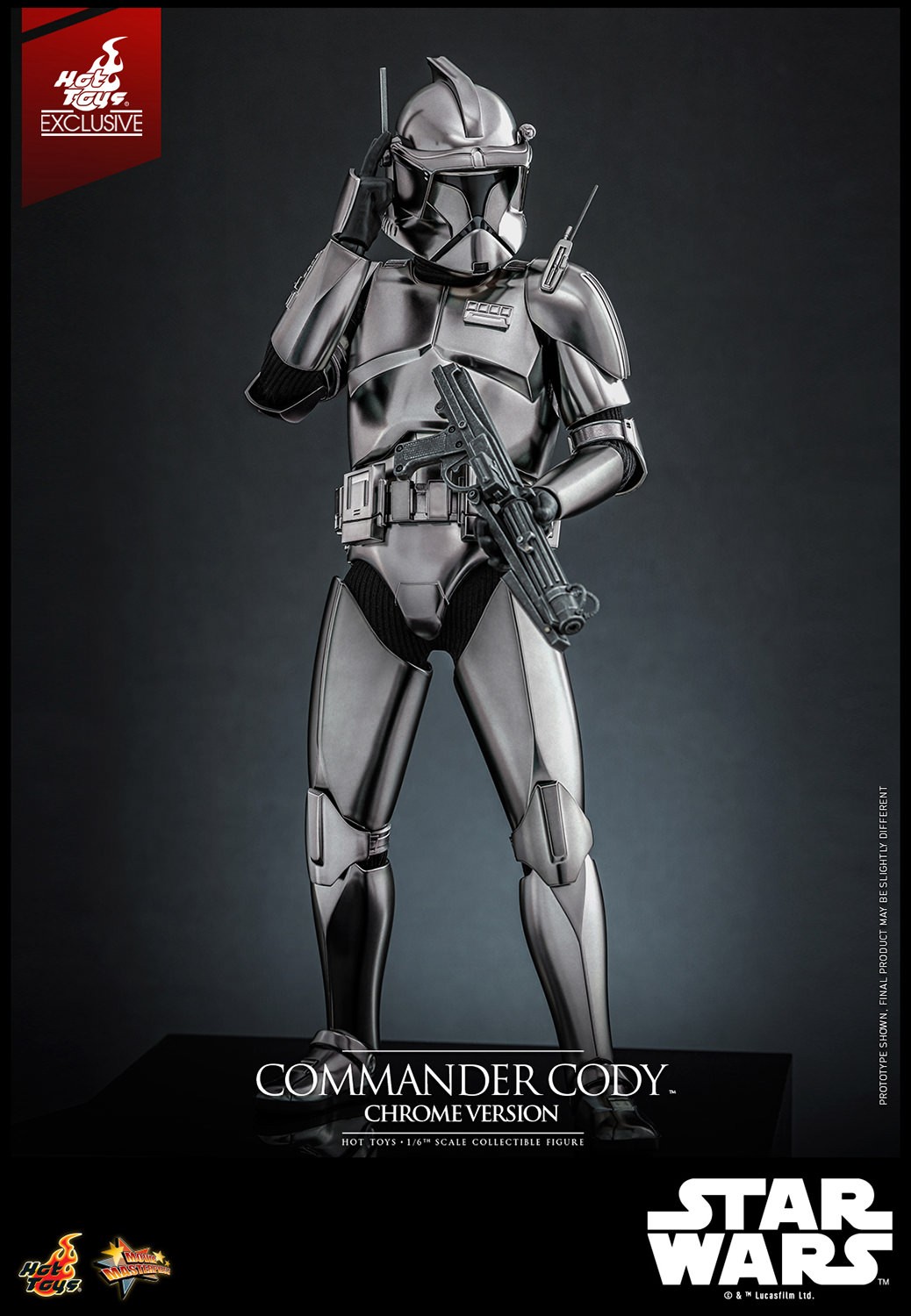 SF・ファンタジー・ホラー sideshow Star Wars Commander Cody 1/6 Commander Cody™ (Chrome Version) Sixth Scale Figure by Hot Toys