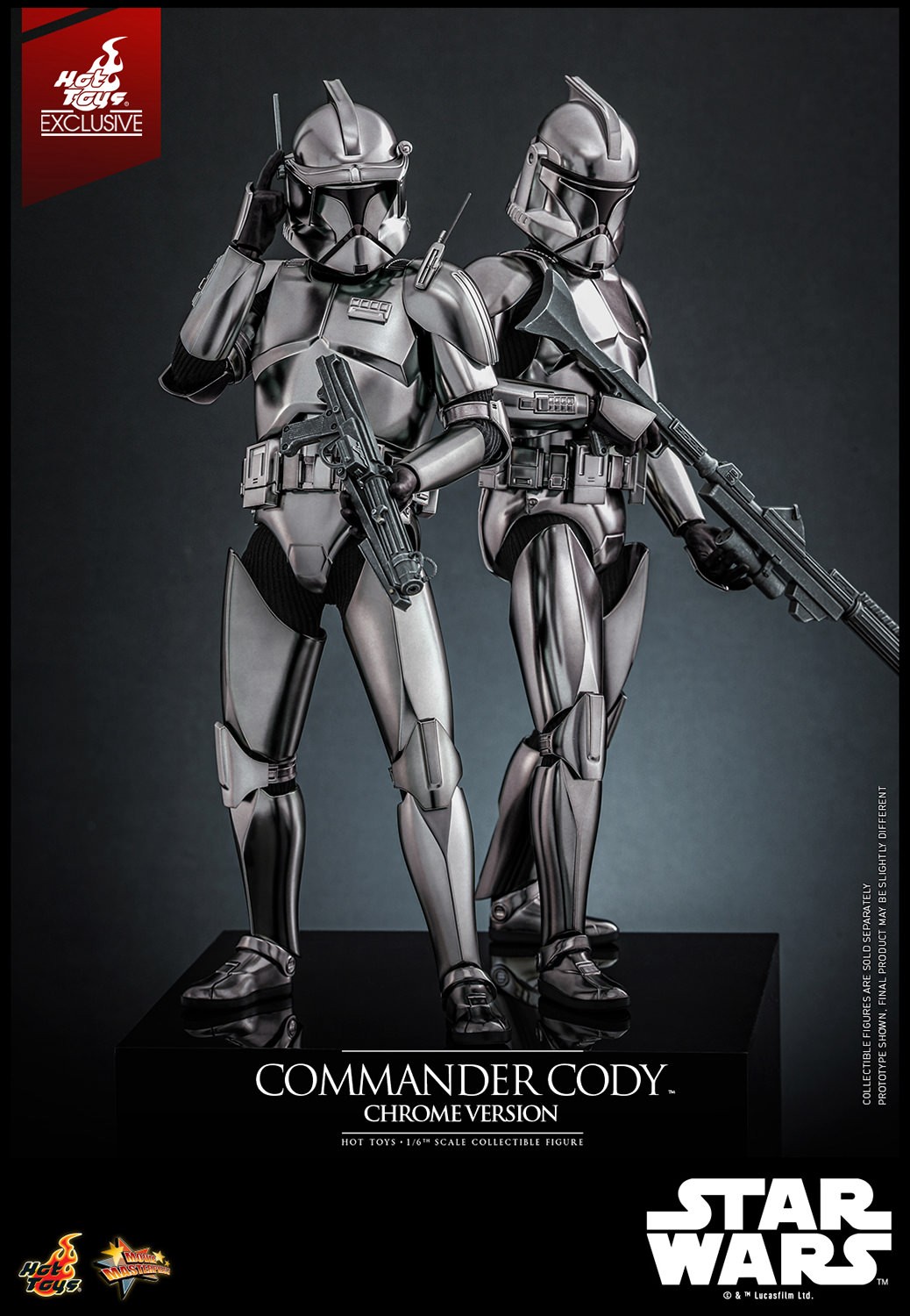 SF・ファンタジー・ホラー Hot Toys Commander Cody Chrome Version Commander Cody™ (Chrome Version) Sixth Scale Figure by Hot Toys