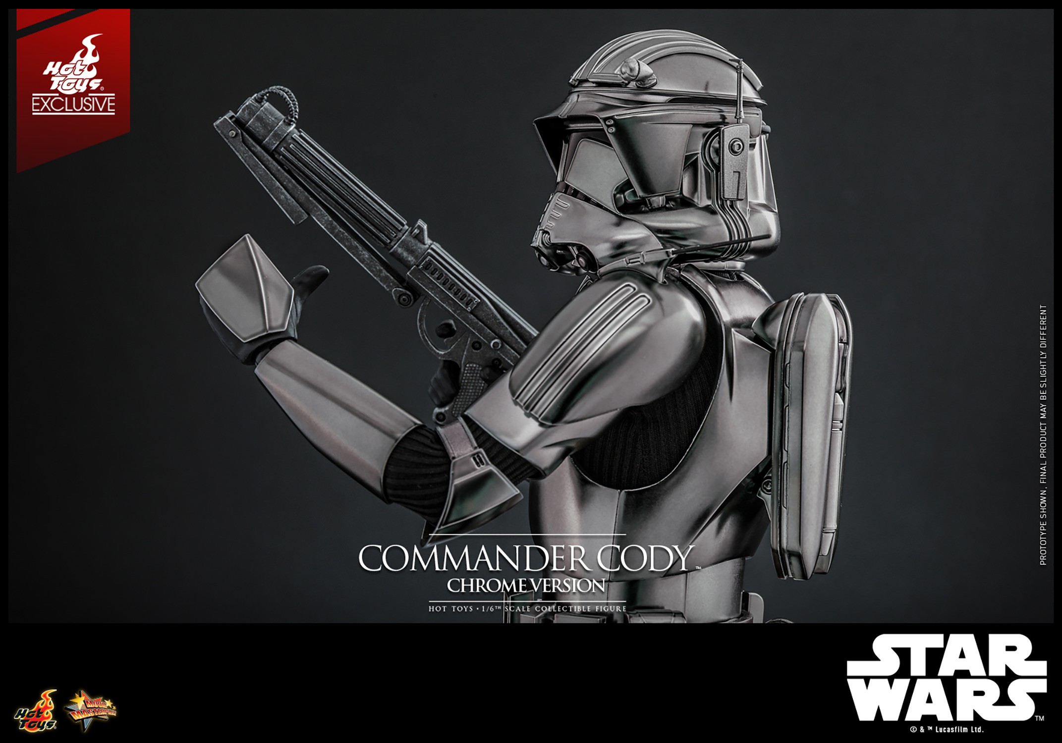 Commander Cody™ (Chrome Version) Sixth Scale Figure by Hot