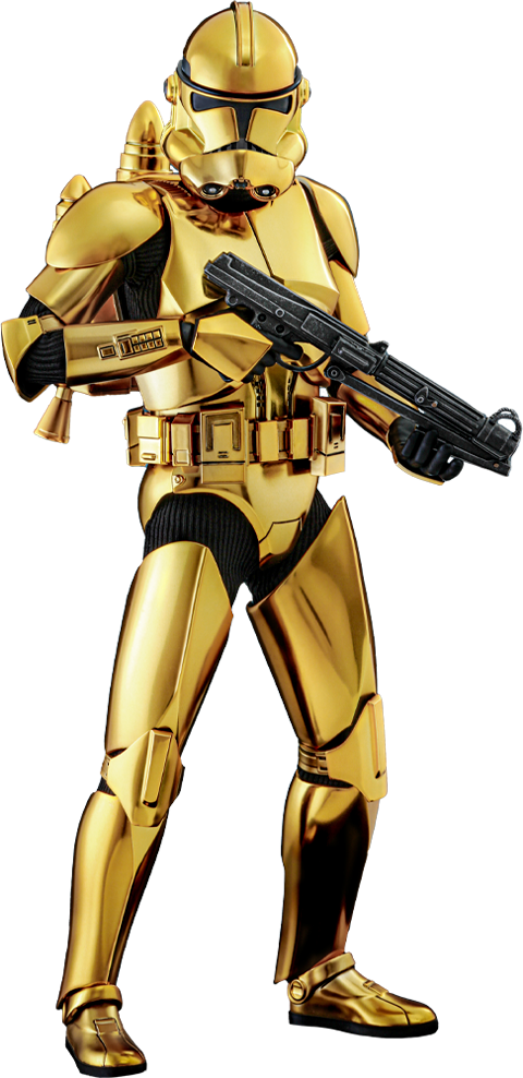 Clone Trooper™ (Gold Chrome Version) Sixth Scale Figure by