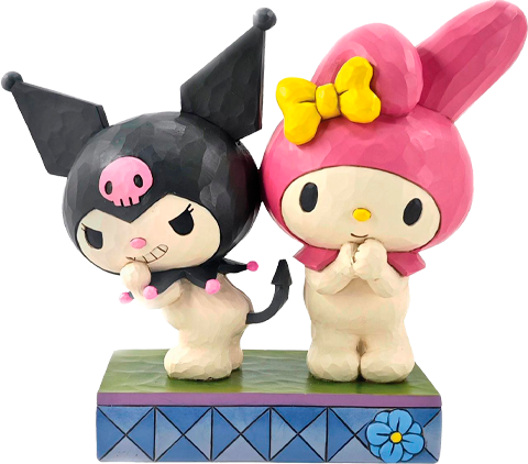 Sanrio Kuromi and My Melody Figurine  (Prototype Shown) View 6