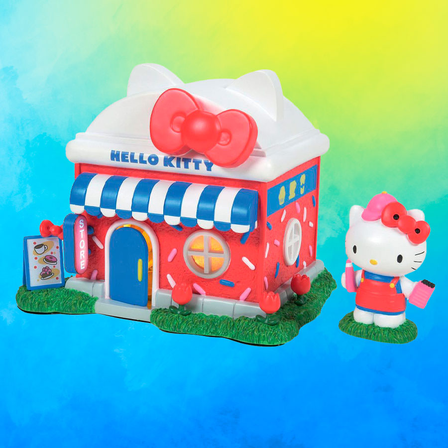 Sanrio Hello Kitty’s Store Light Up Village Statues  (Prototype Shown) View 1