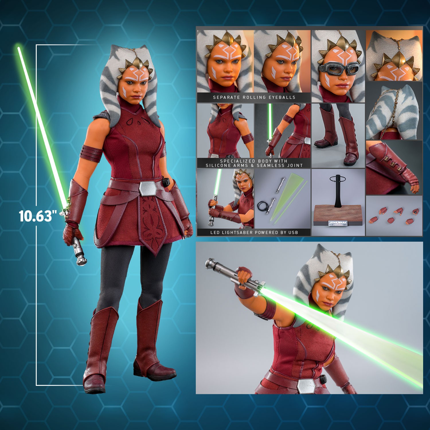 Ahsoka Tano™ (Padawan) Sixth Scale Figure by Hot Toys