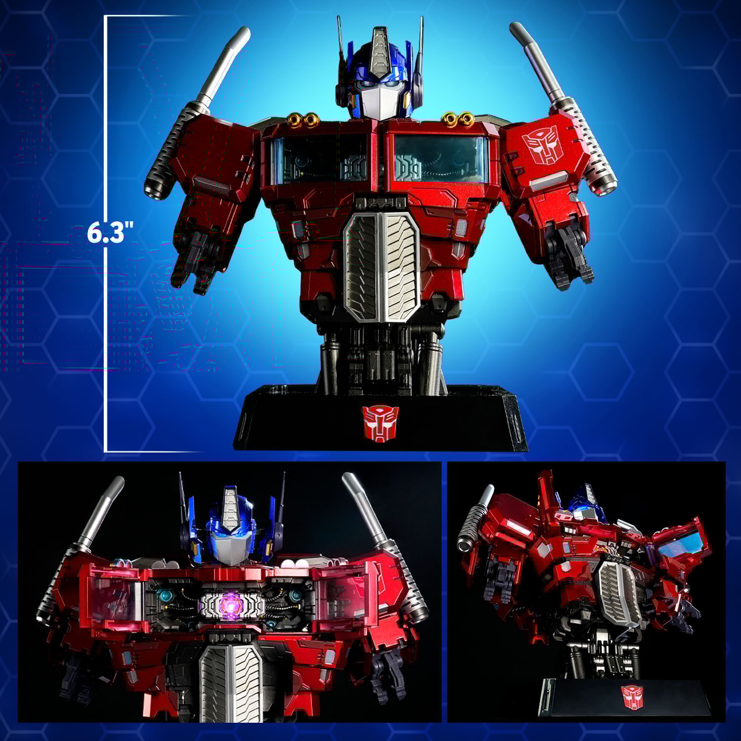 Optimus Prime Mechanic Bust Generation by Unix Square