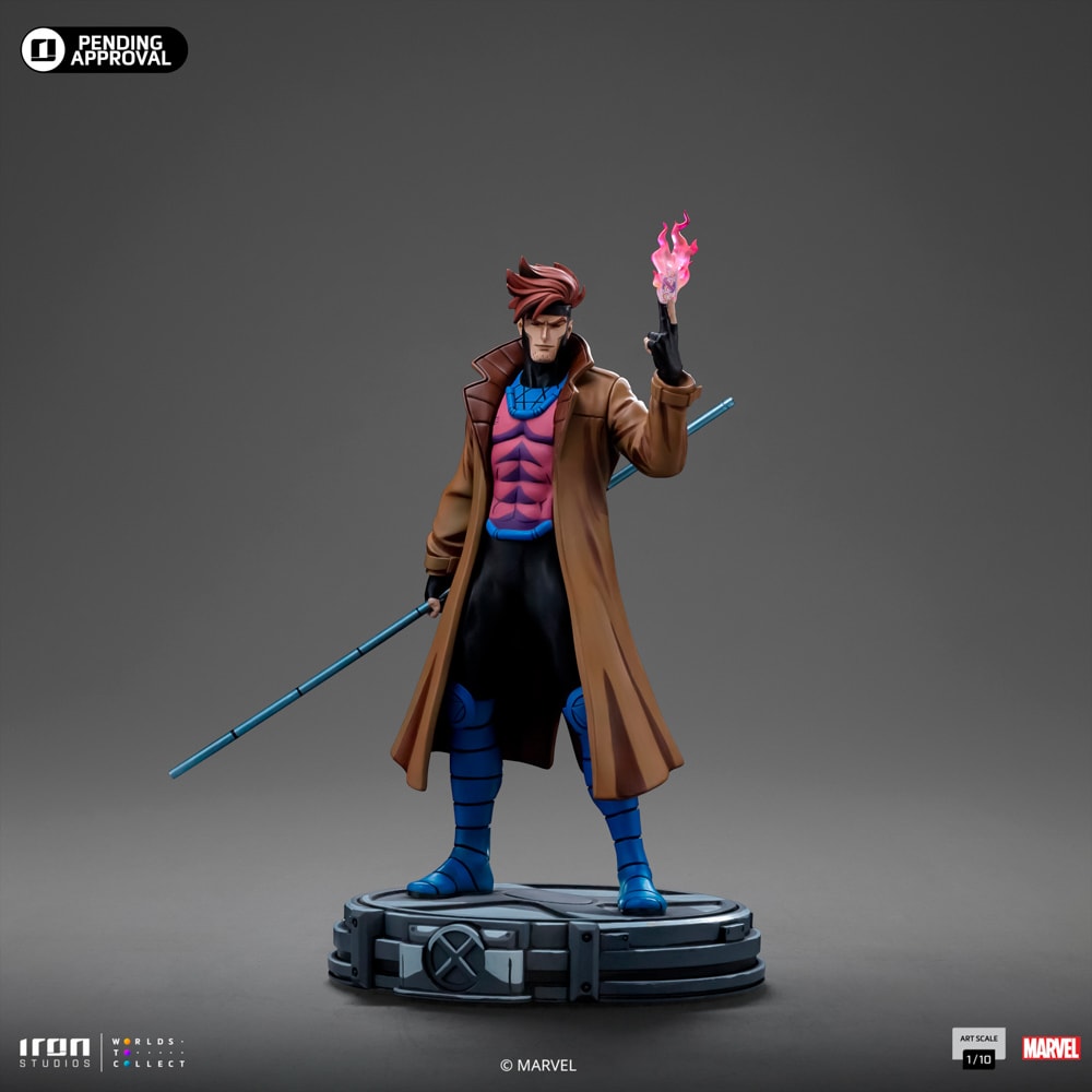 Gambit X-Men '97 Art Scale 1:10 Statue by Iron Studios