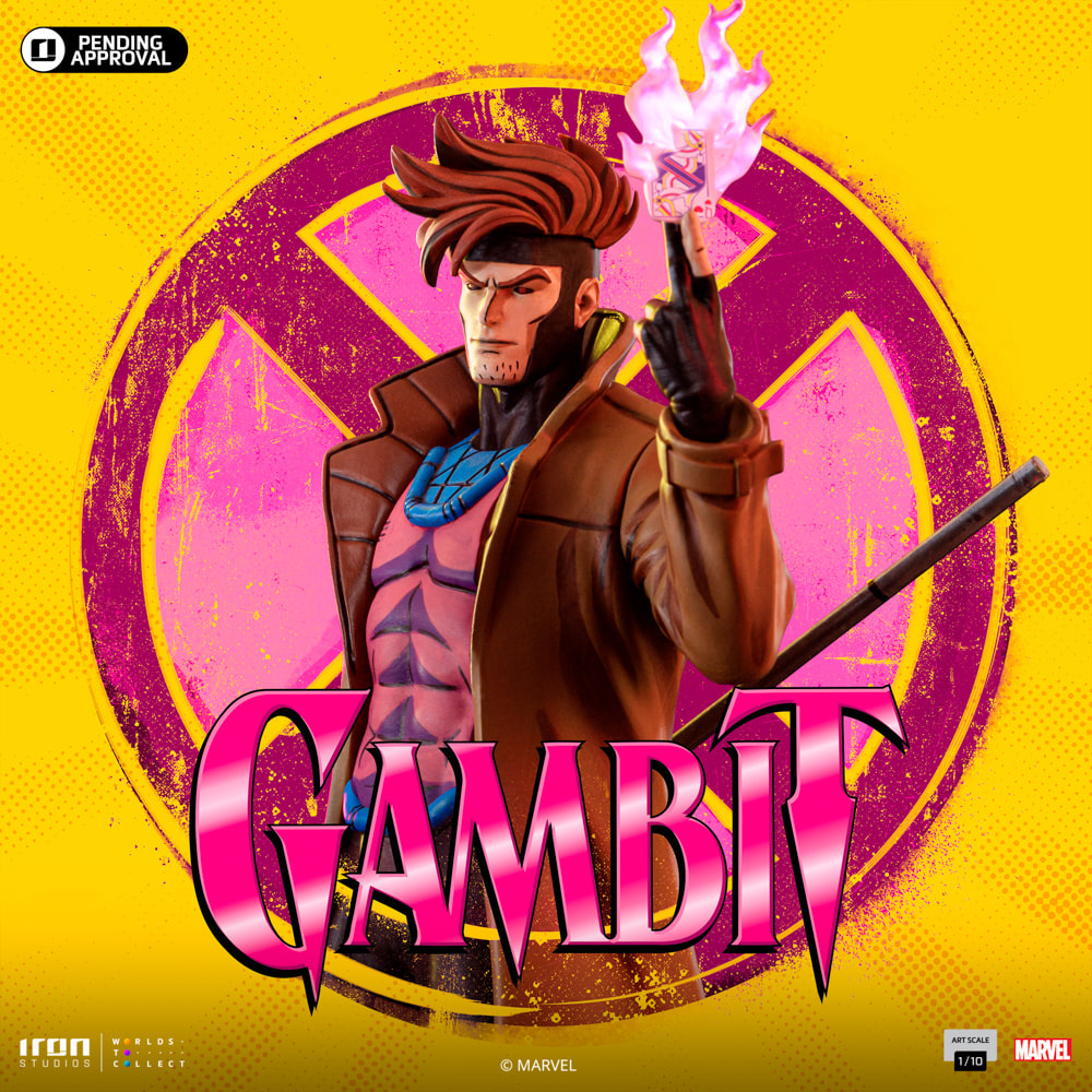 Marvel Gambit X-Men ’97 1:10 Scale Statue  (Prototype Shown) View 12