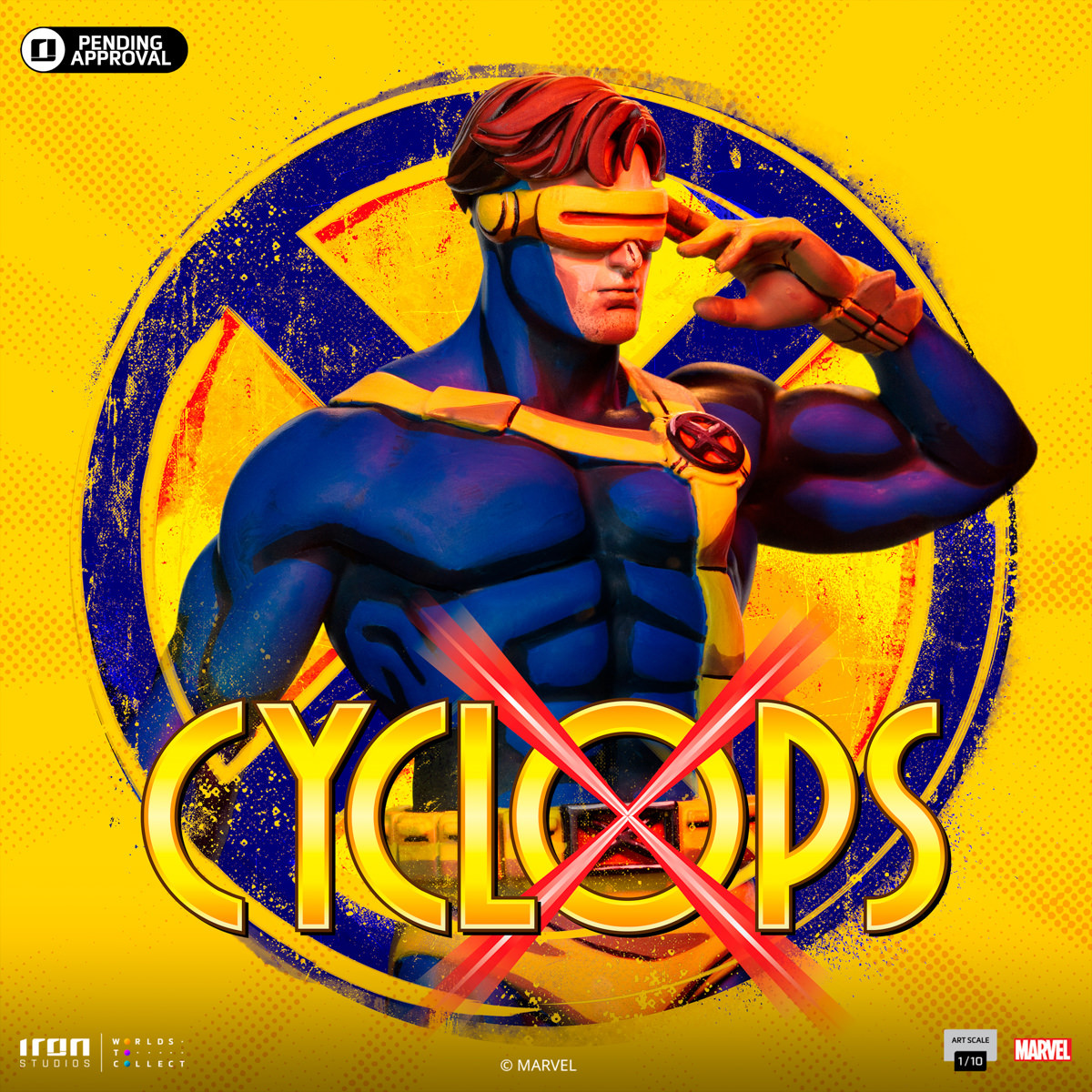 アメコミ X-Men Deluxe Edition CYCLOPS X-MEN DELUXE 10 INCH METALLIC MUTANTS CYCLOPS ACTION FIGURE
