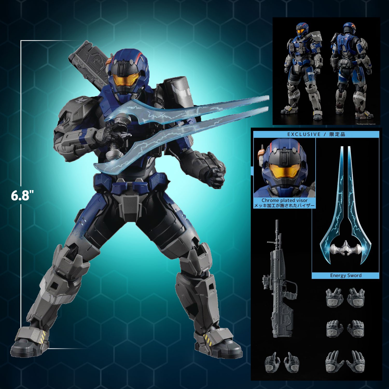 CARTER-A259 (Noble One) RE：EDIT HALO： 1000toys RE:EDIT HALO REACH 1/12 SCALE Figure CARTER-A259