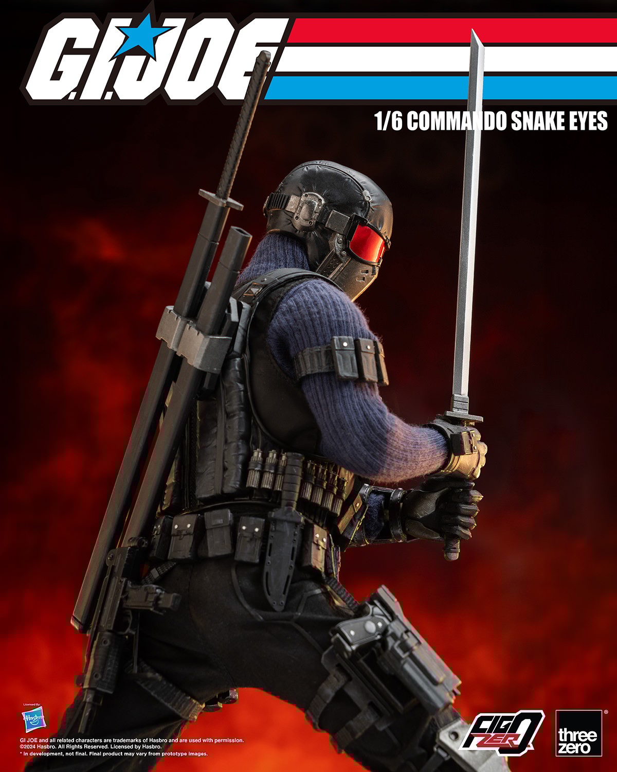 Commando Snake Eyes Sixth Scale Figure by Threezero